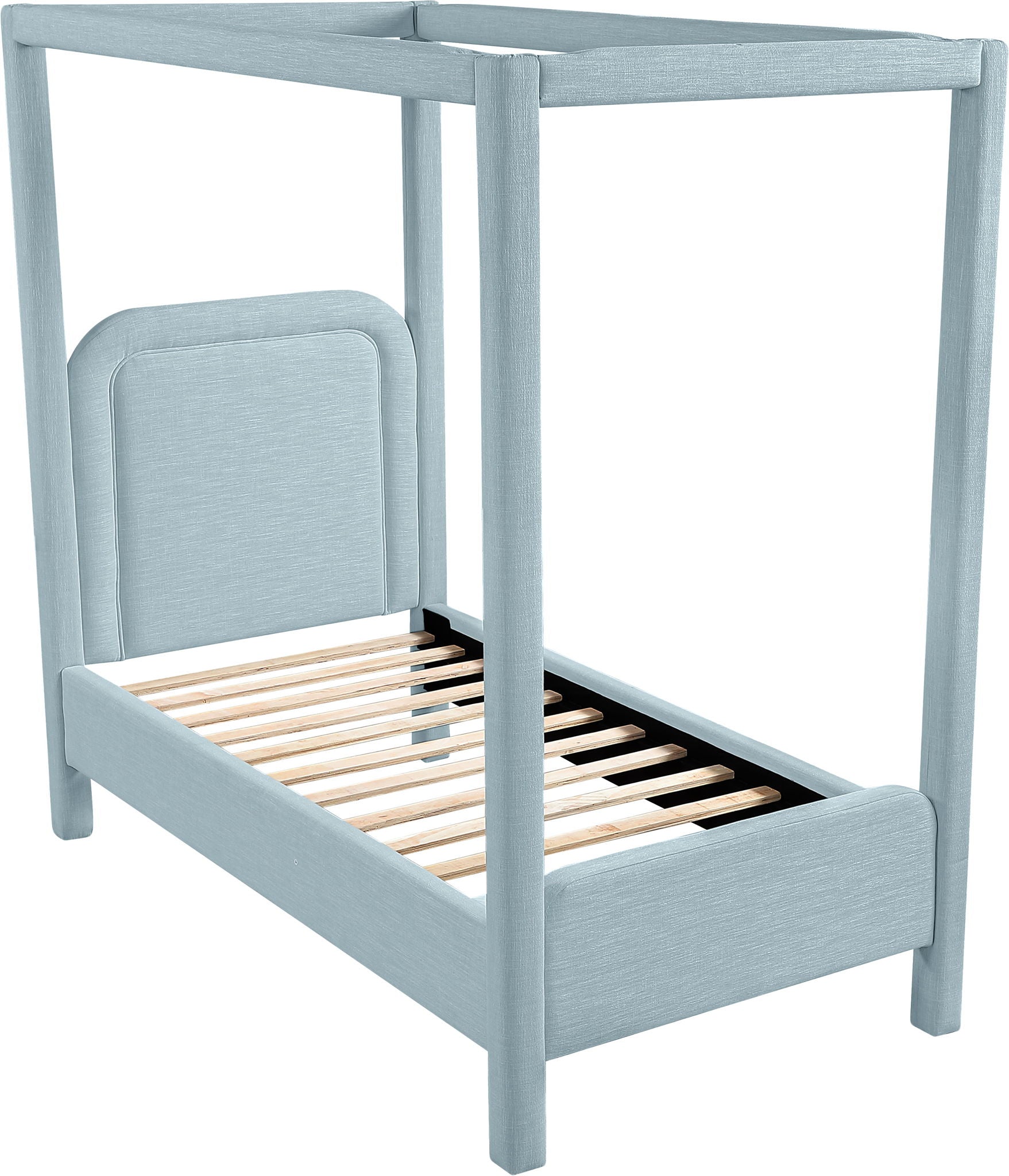 Salina - Linen Textured Fabric Upholstered Bed