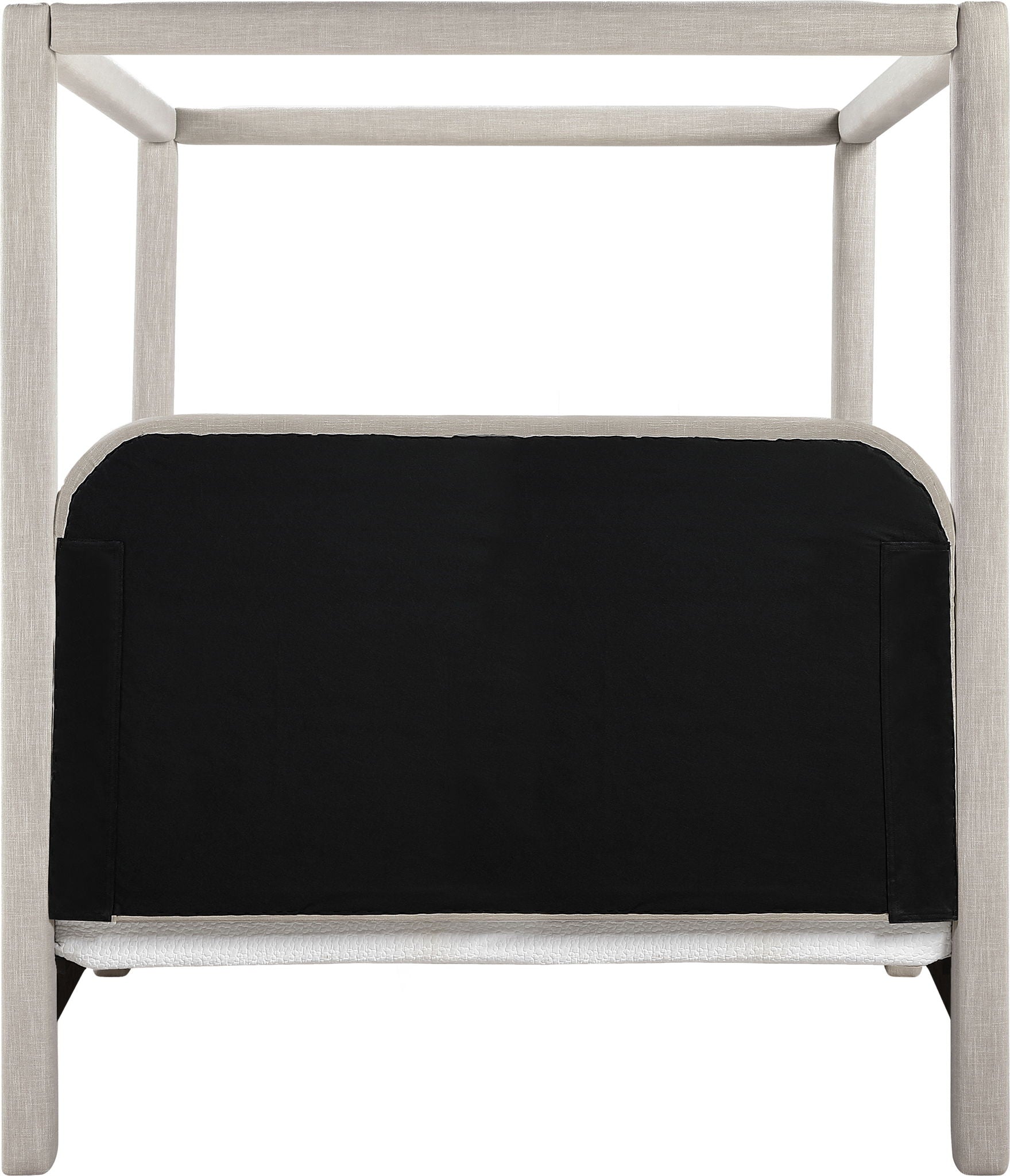 Salina - Linen Textured Fabric Upholstered Bed