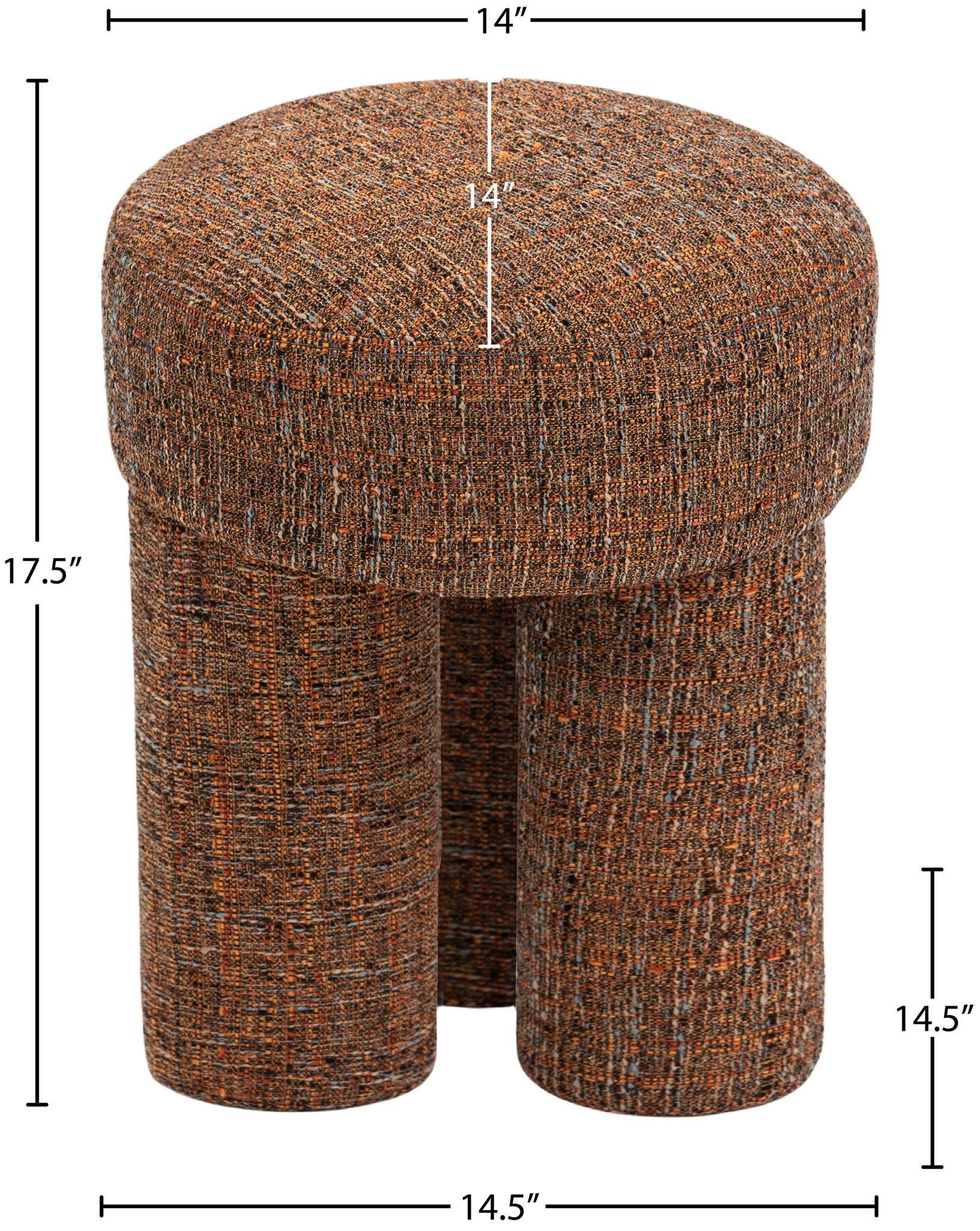 Larson - Ottoman / Stool - Cognac