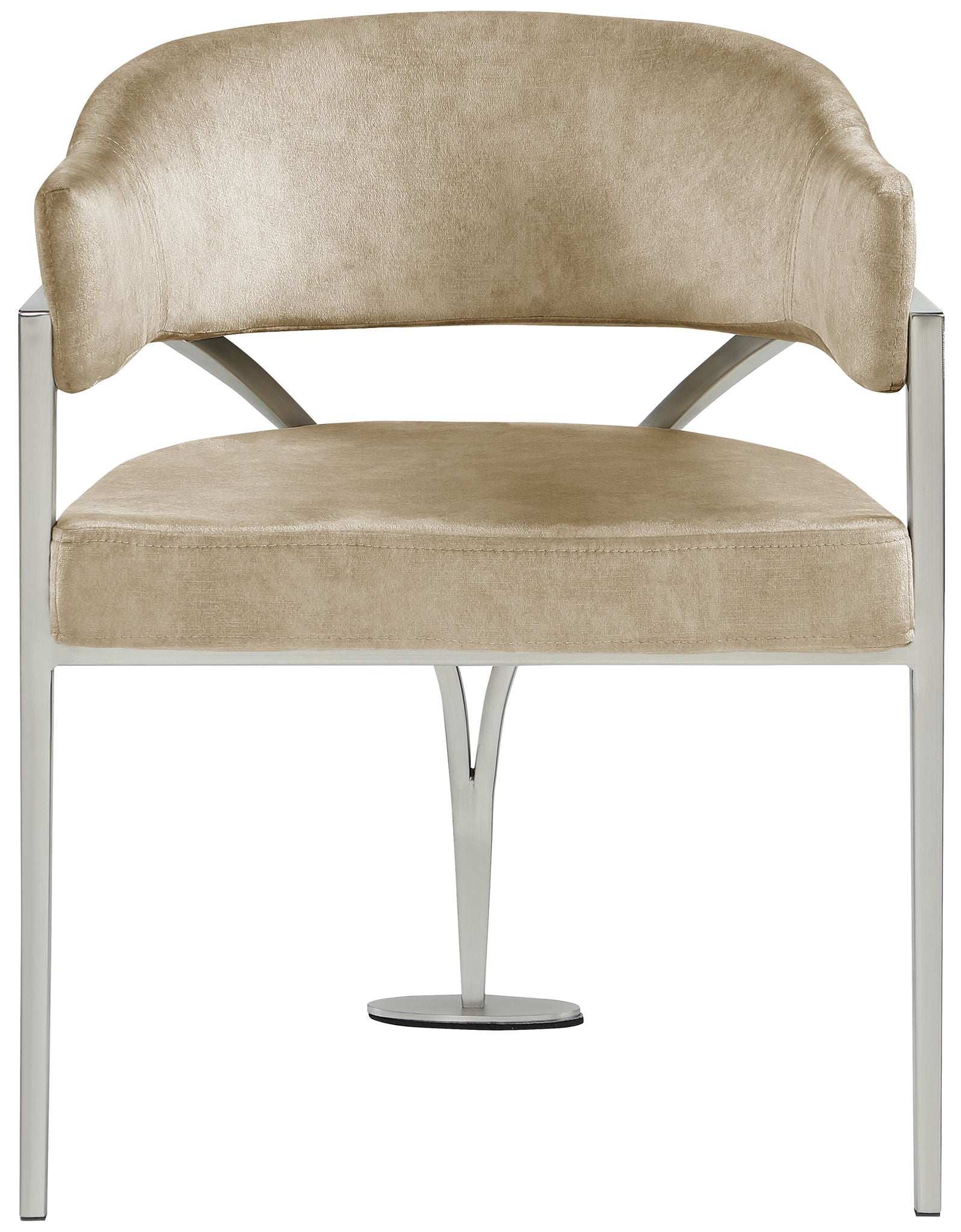 Madelyn - Dining Chair (Set of 2) - Brushed Chrome