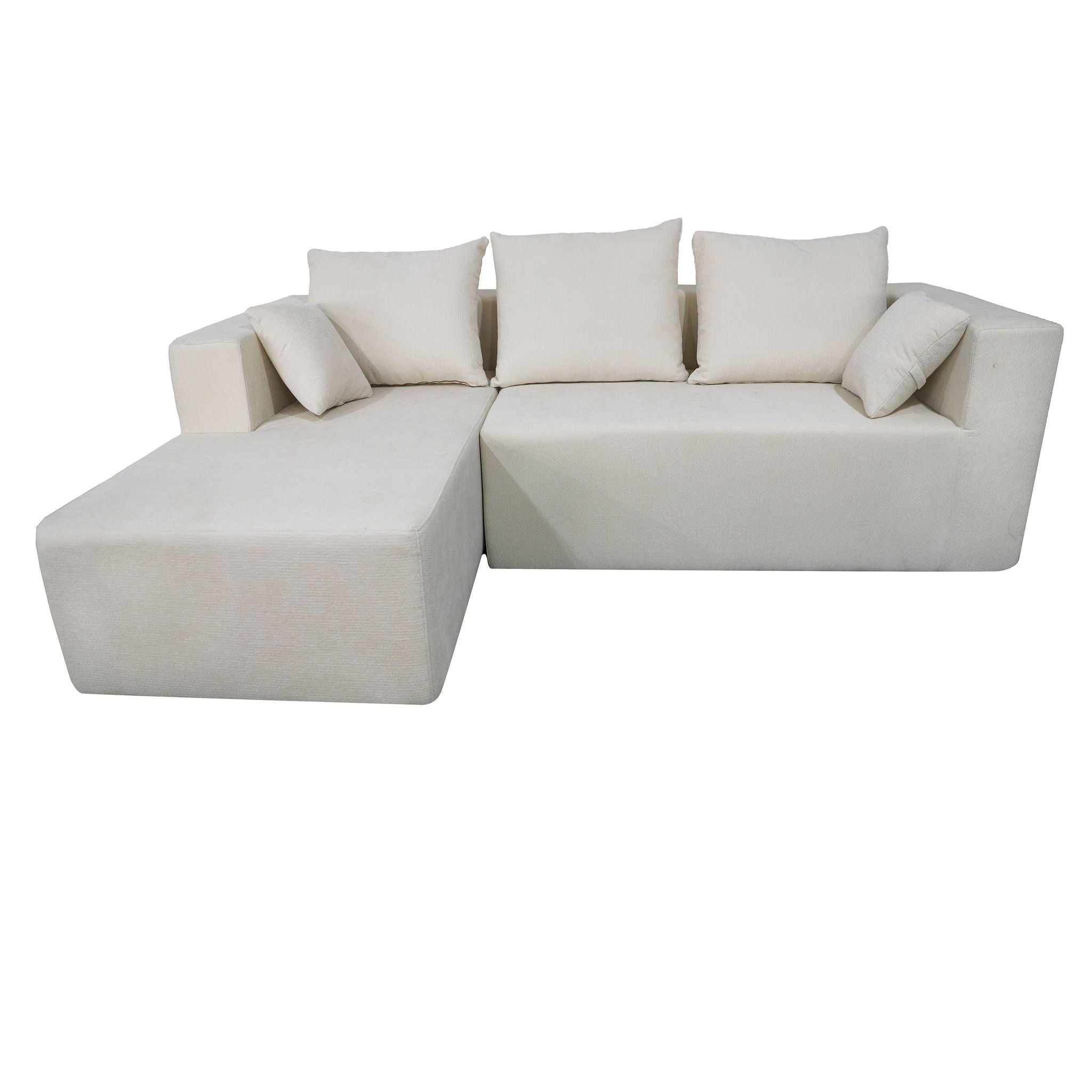 Modular Corner Sofa With Soft Fabric