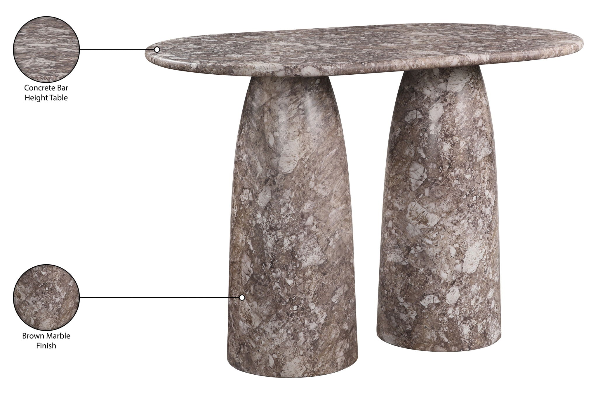 Cosenza - Concrete Indoor / Outdoor Table