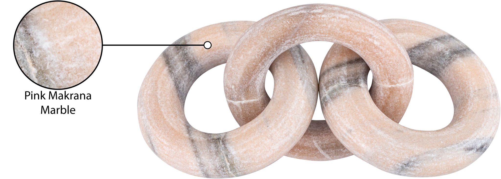 Rings - Marble Decorative Chain Links