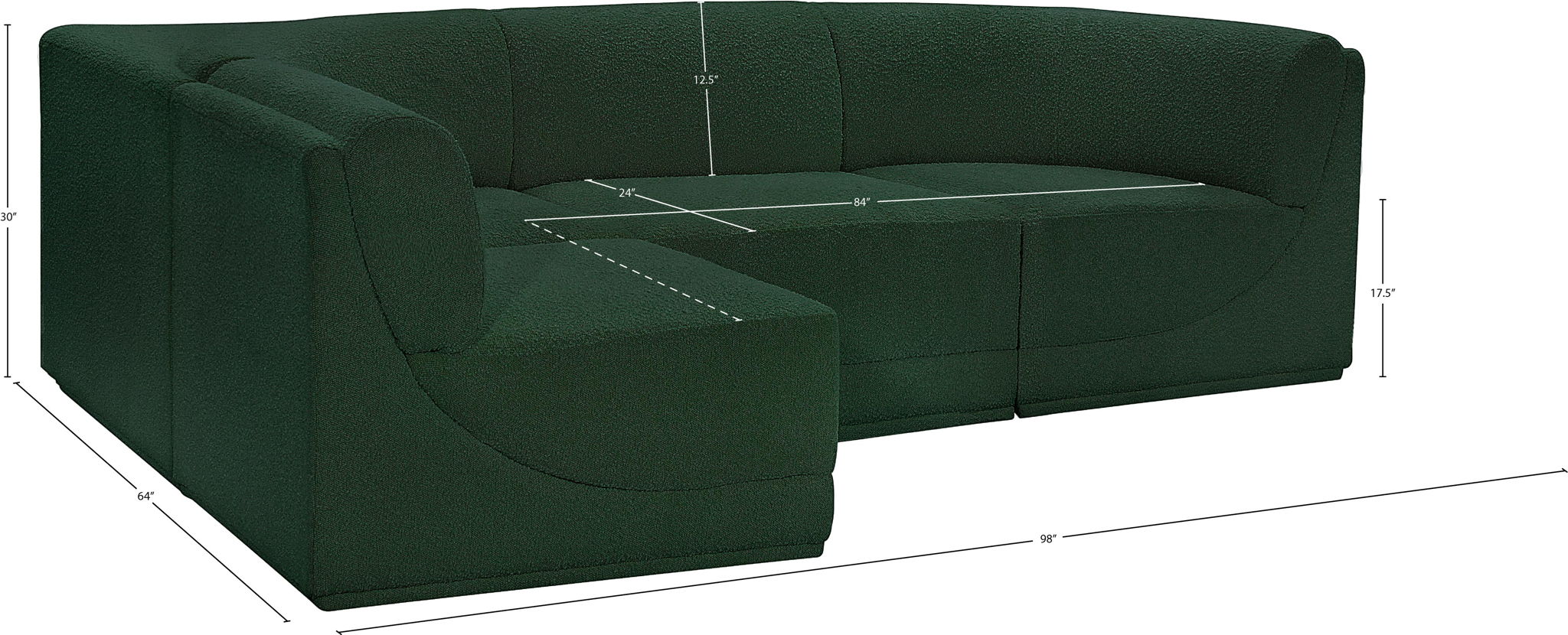 Ollie - 4 Piece Modular Sectional