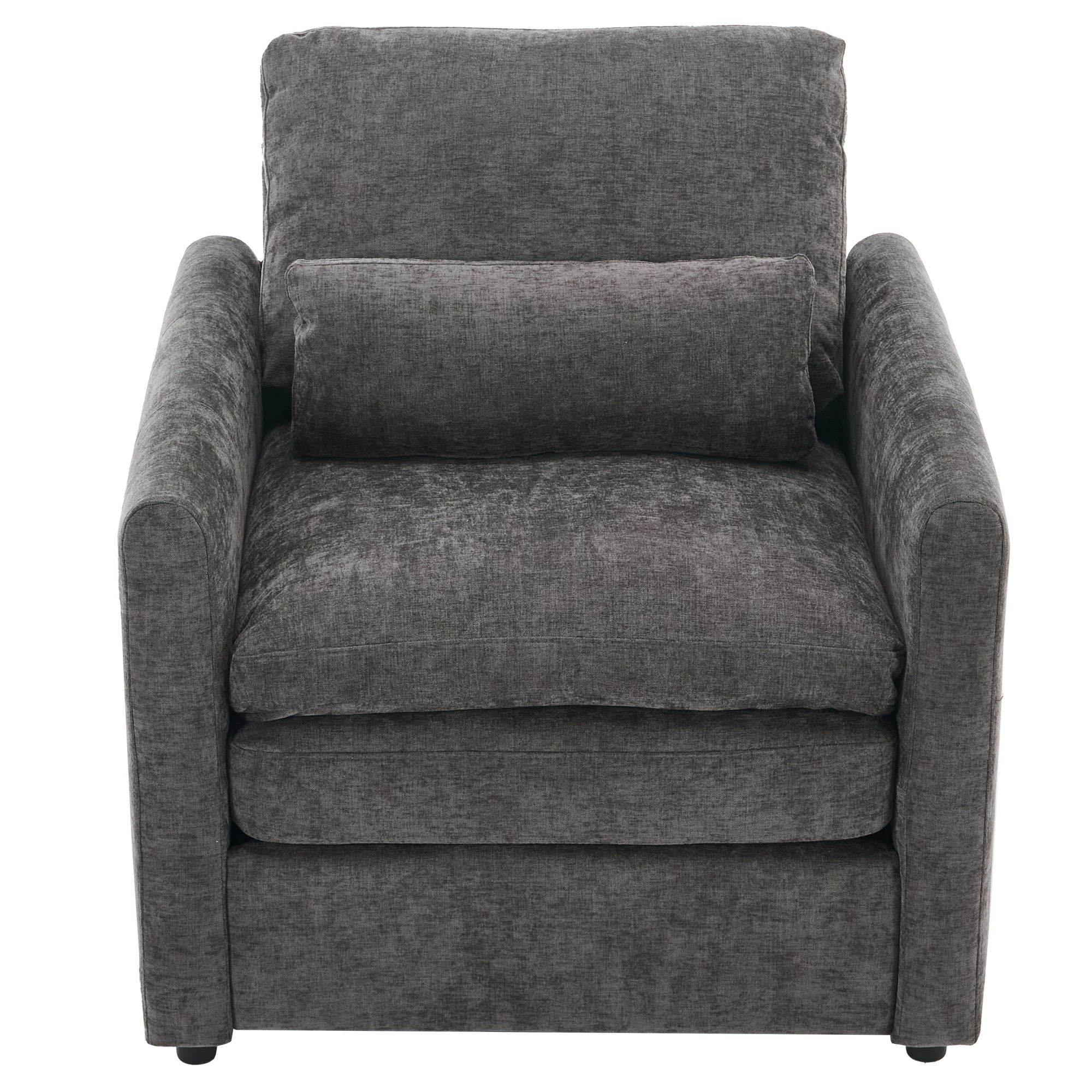 Cozy Upholstered Cushion Armchair For Living Room
