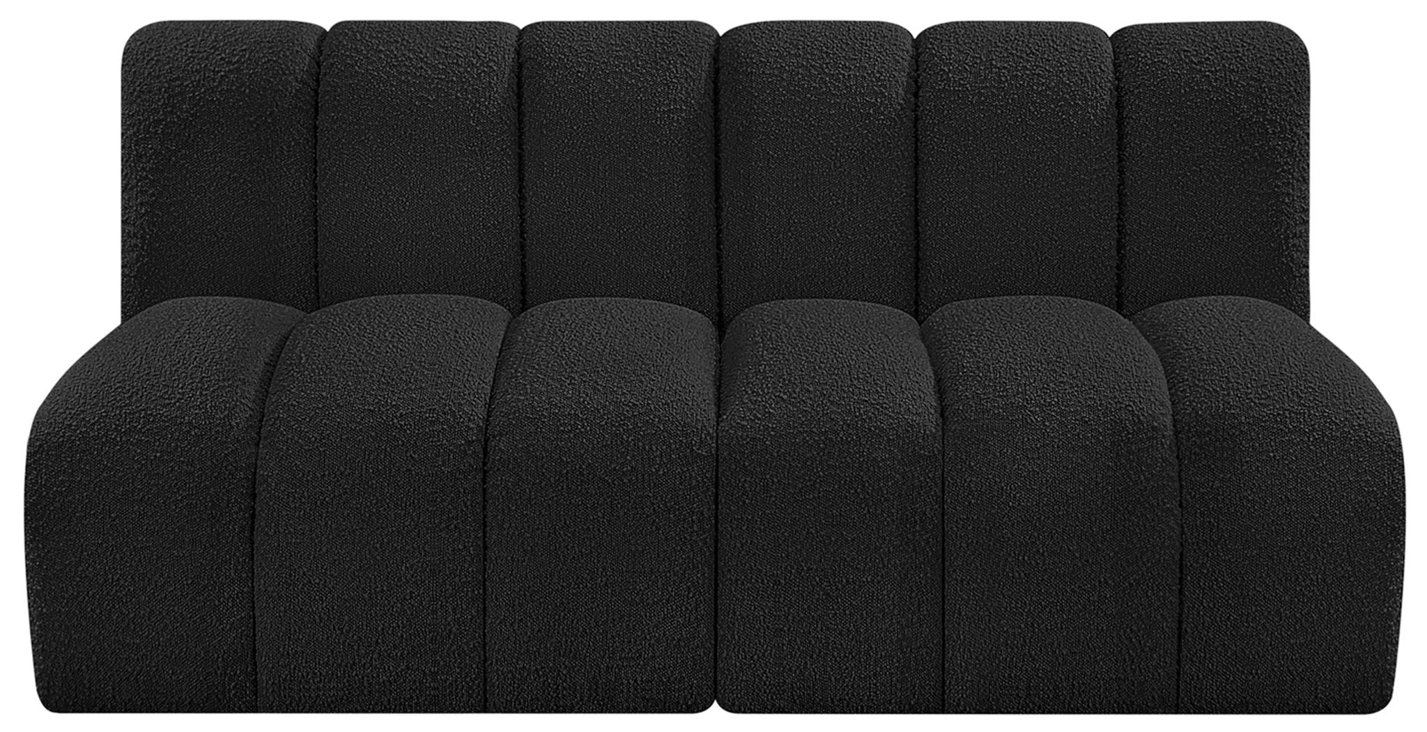 Arc - Boucle Fabric 2 Seats Modular Sofa