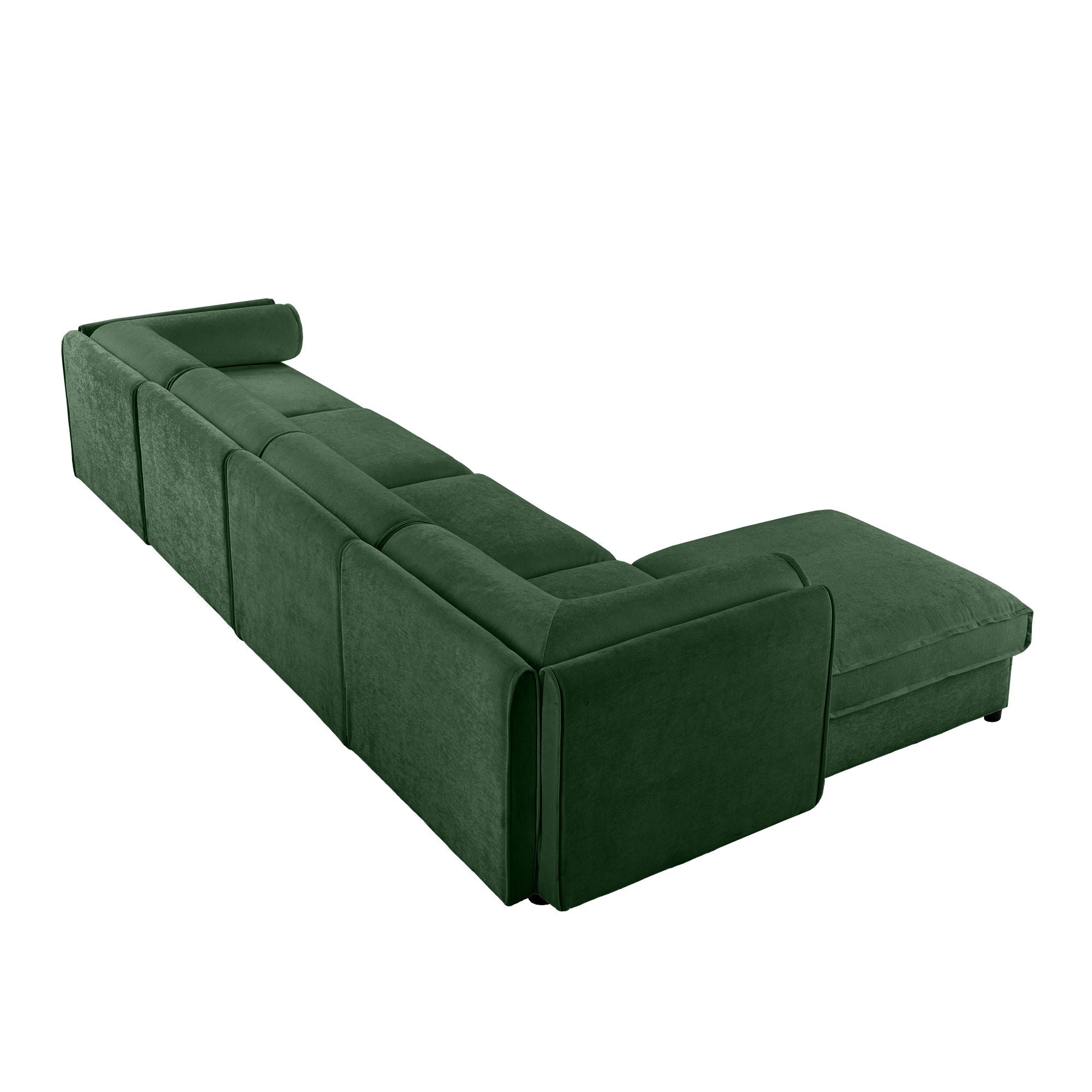 Contemporary Elegant Sofa With Storage And Ottoman
