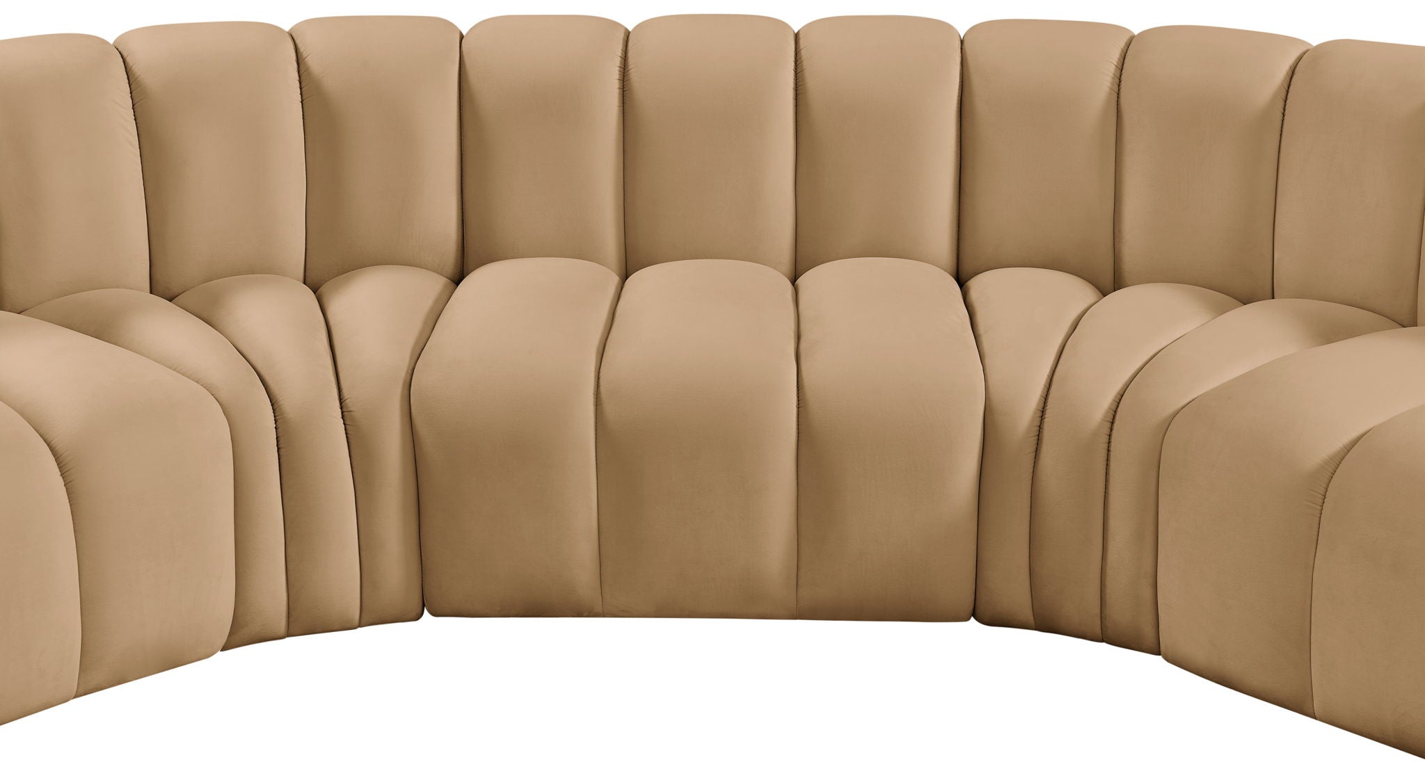 Arc - Velvet Modular U-Shaped Sectional