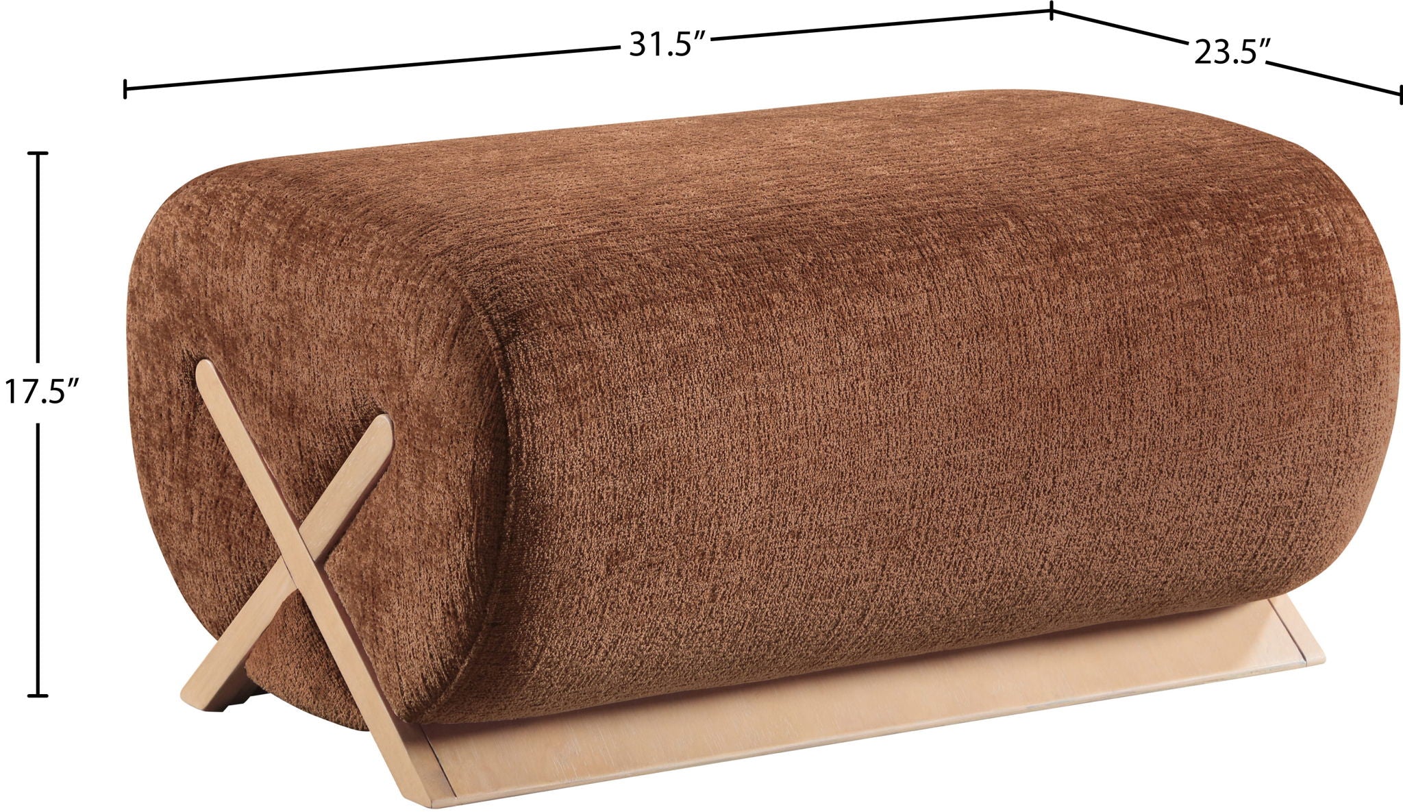 Akira - Fabric Ottoman