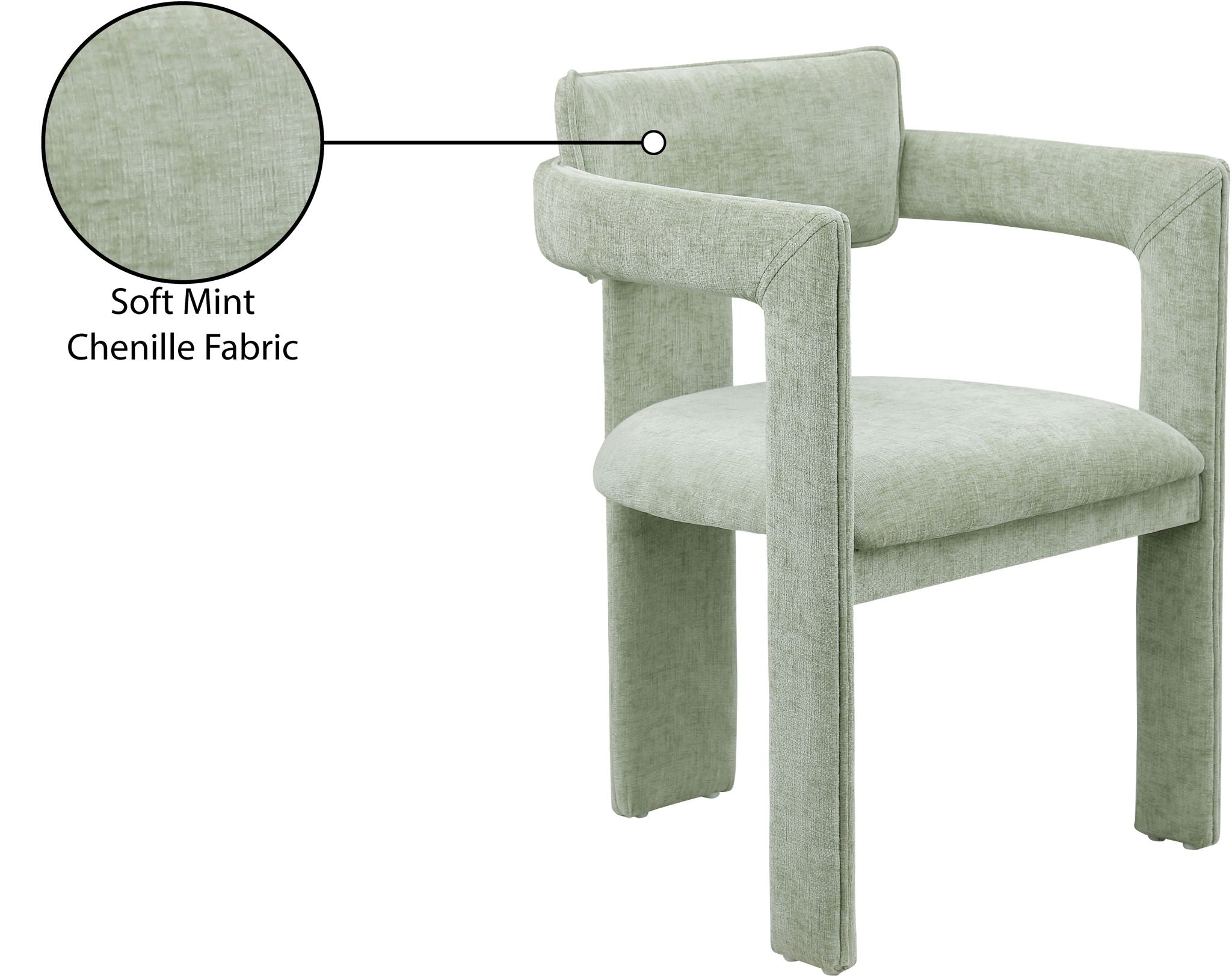Brenda - Chenille Dining Chair (Set of 2)