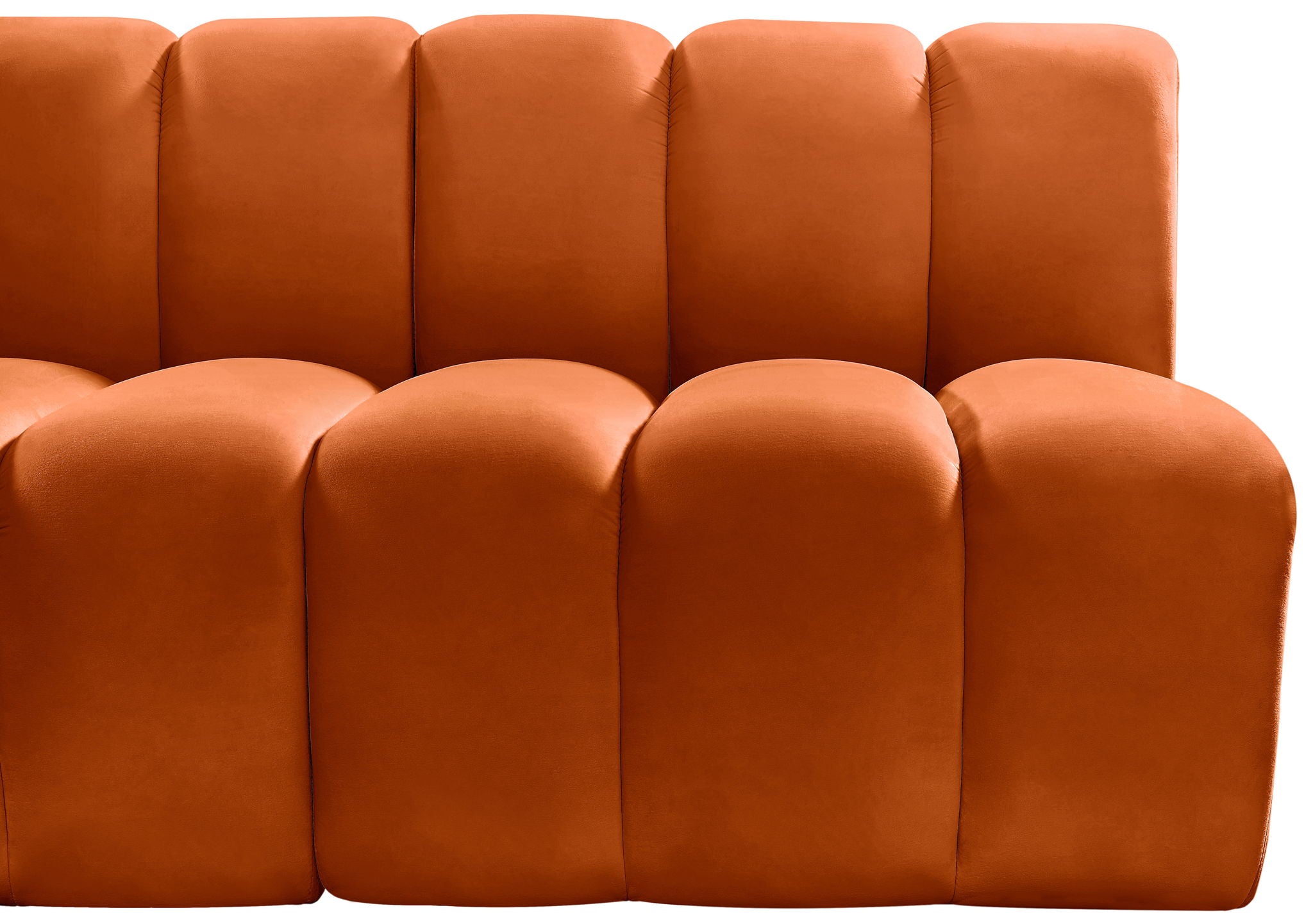 Arc - Velvet 4 Piece U-Shaped Modular Sofa