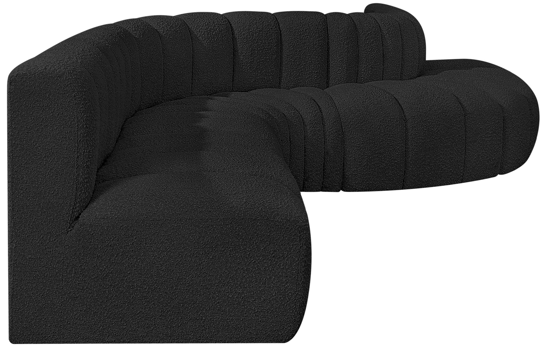Arc - Boucle Fabric 7 Piece Modular Sofa