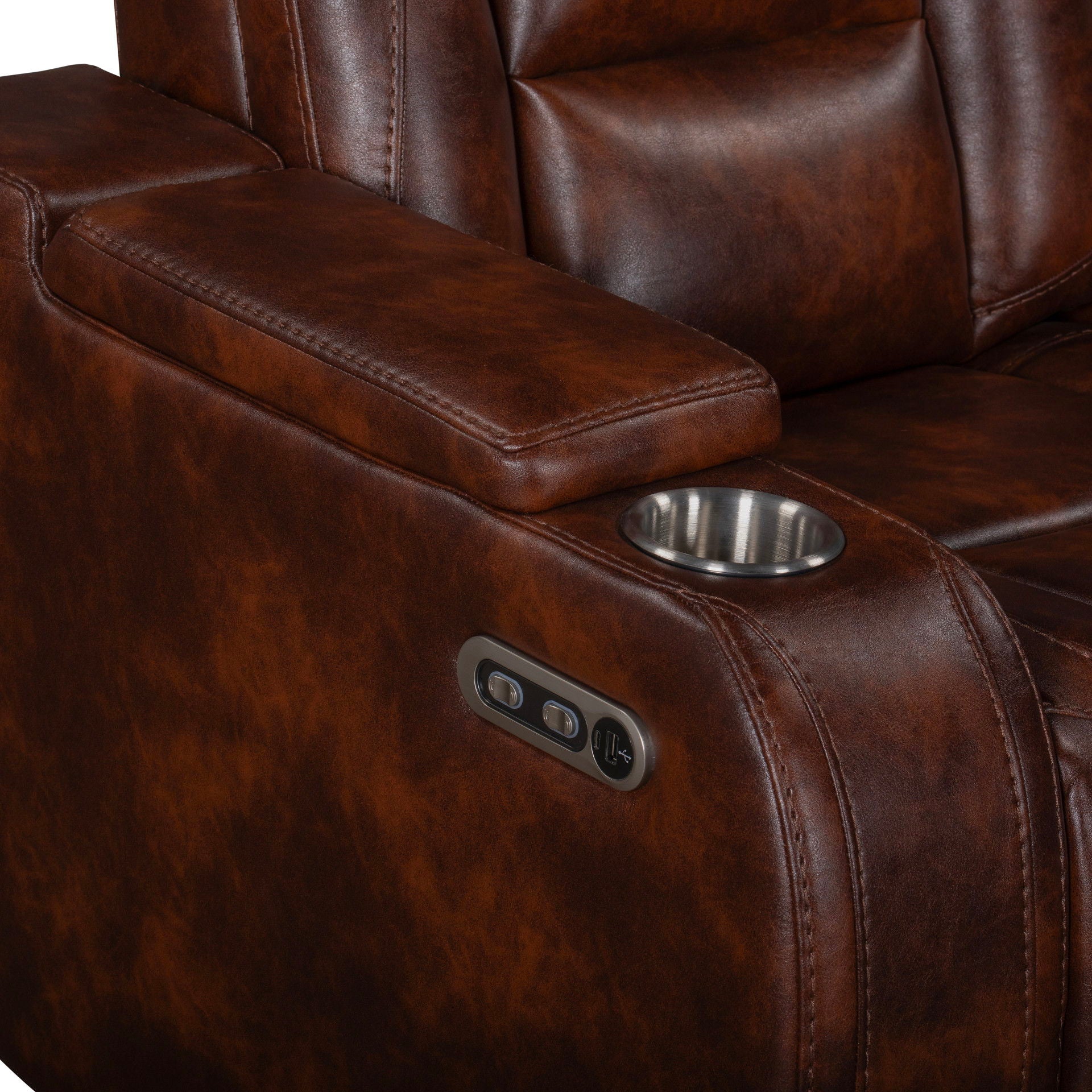 Chester - Reclining Console Loveseat