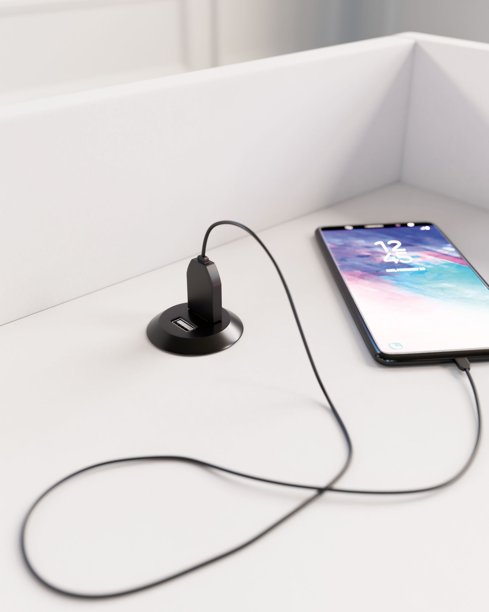 Blariden - Accent Table - White