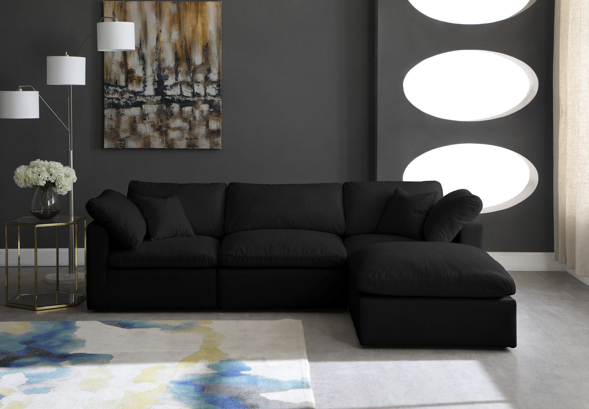 Plush - 4 Piece Modular Sectional
