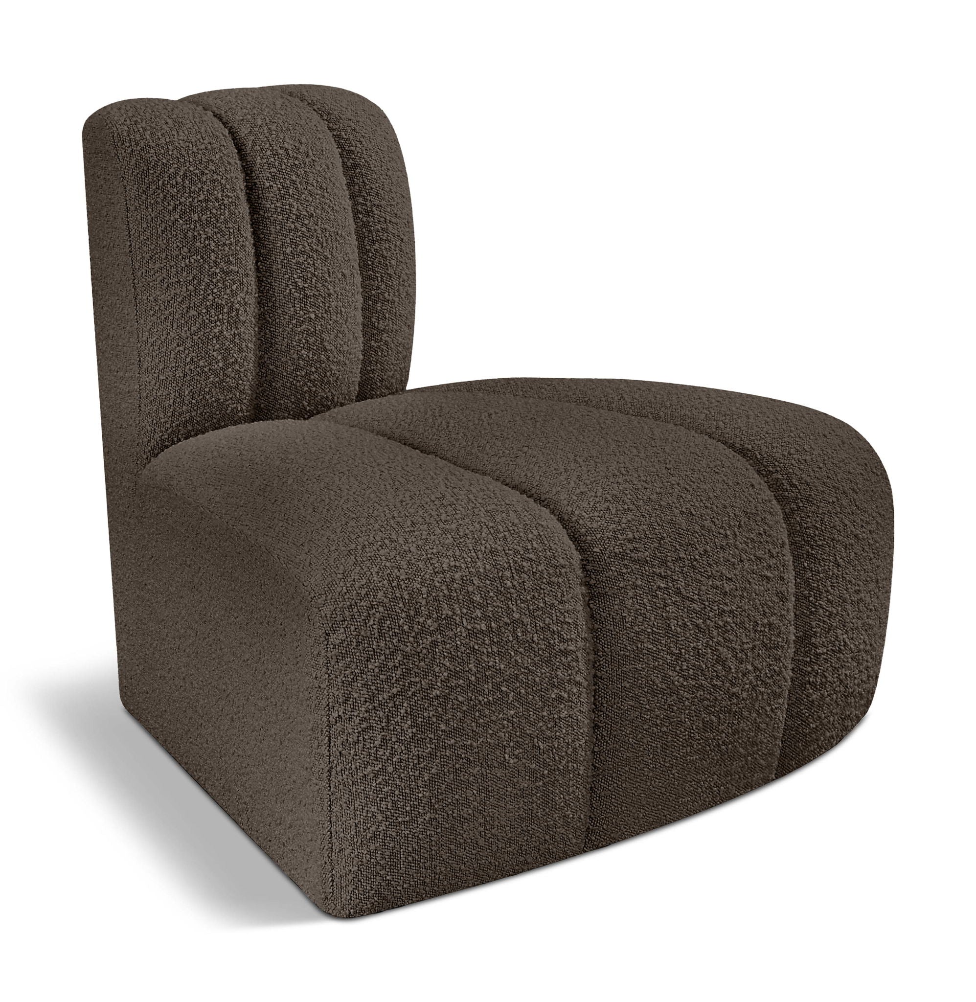 Arc - Boucle Fabric Reverse Corner