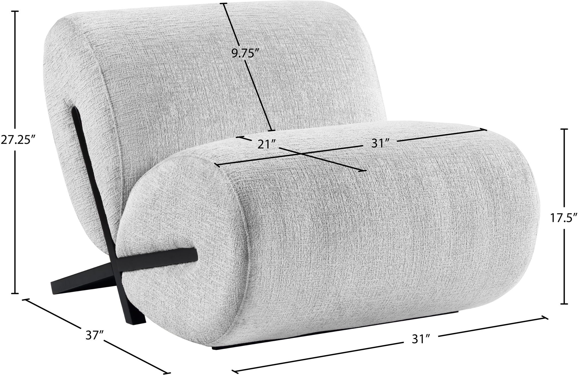 Akira - Fabric Upholstered Accent Chair