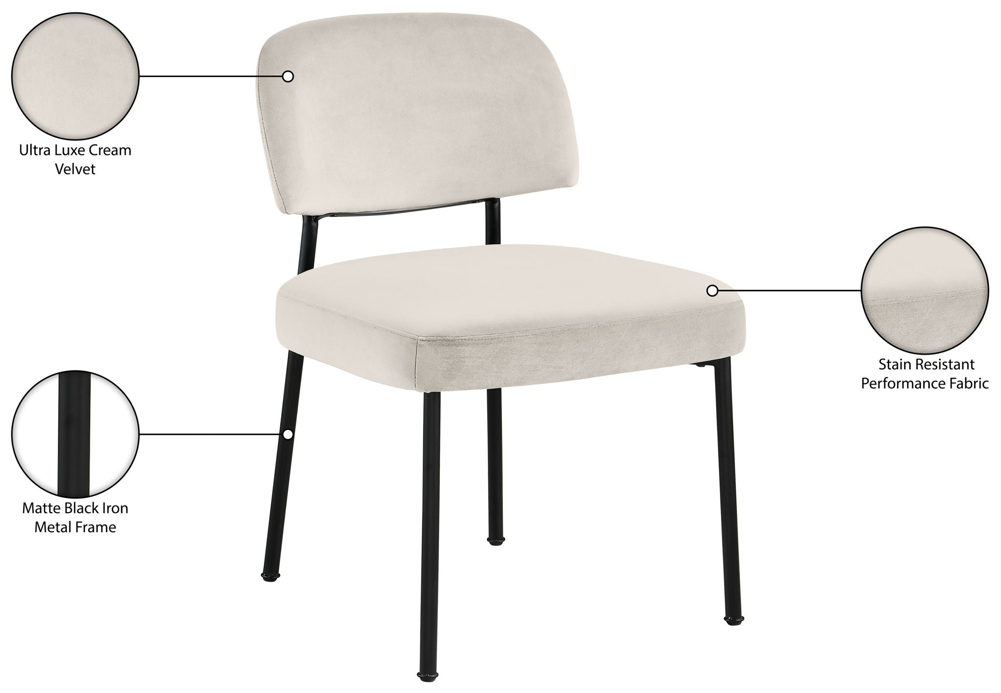 Zarelle - Performance Fabric Upholstered Dining Chair (Set of 2)