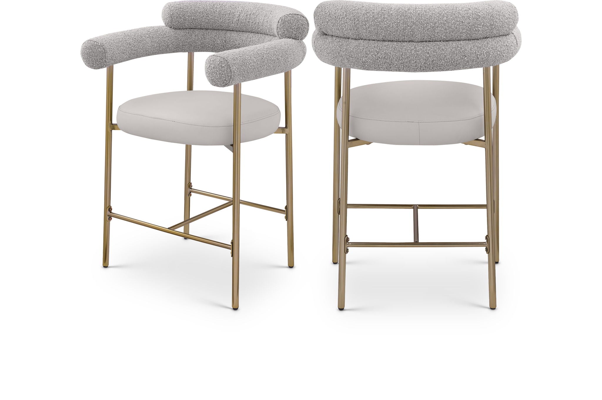 Blake - Counter Stool With Bronze Legs (Set of 2)