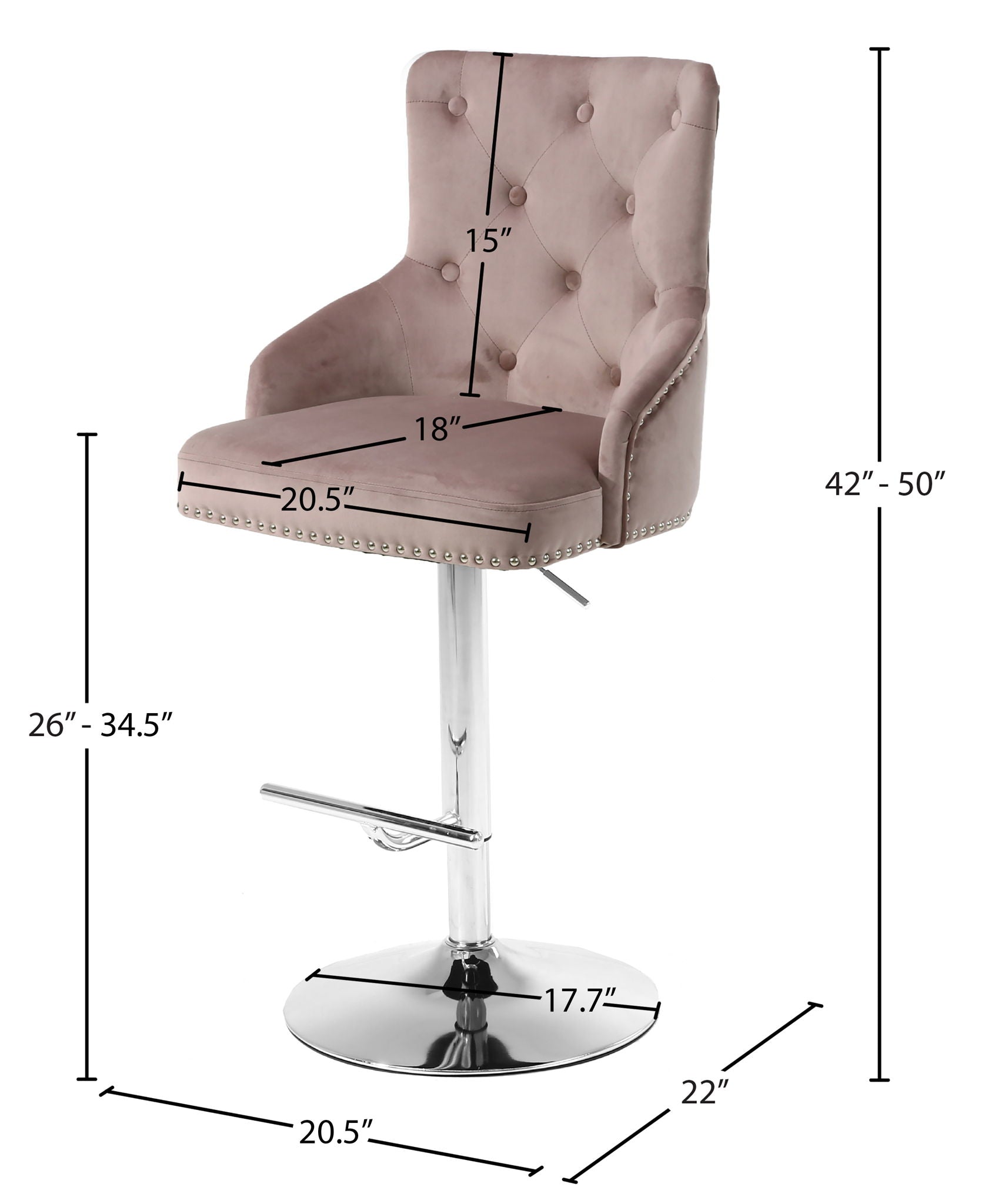 Claude - Adjustable Stool Swivel