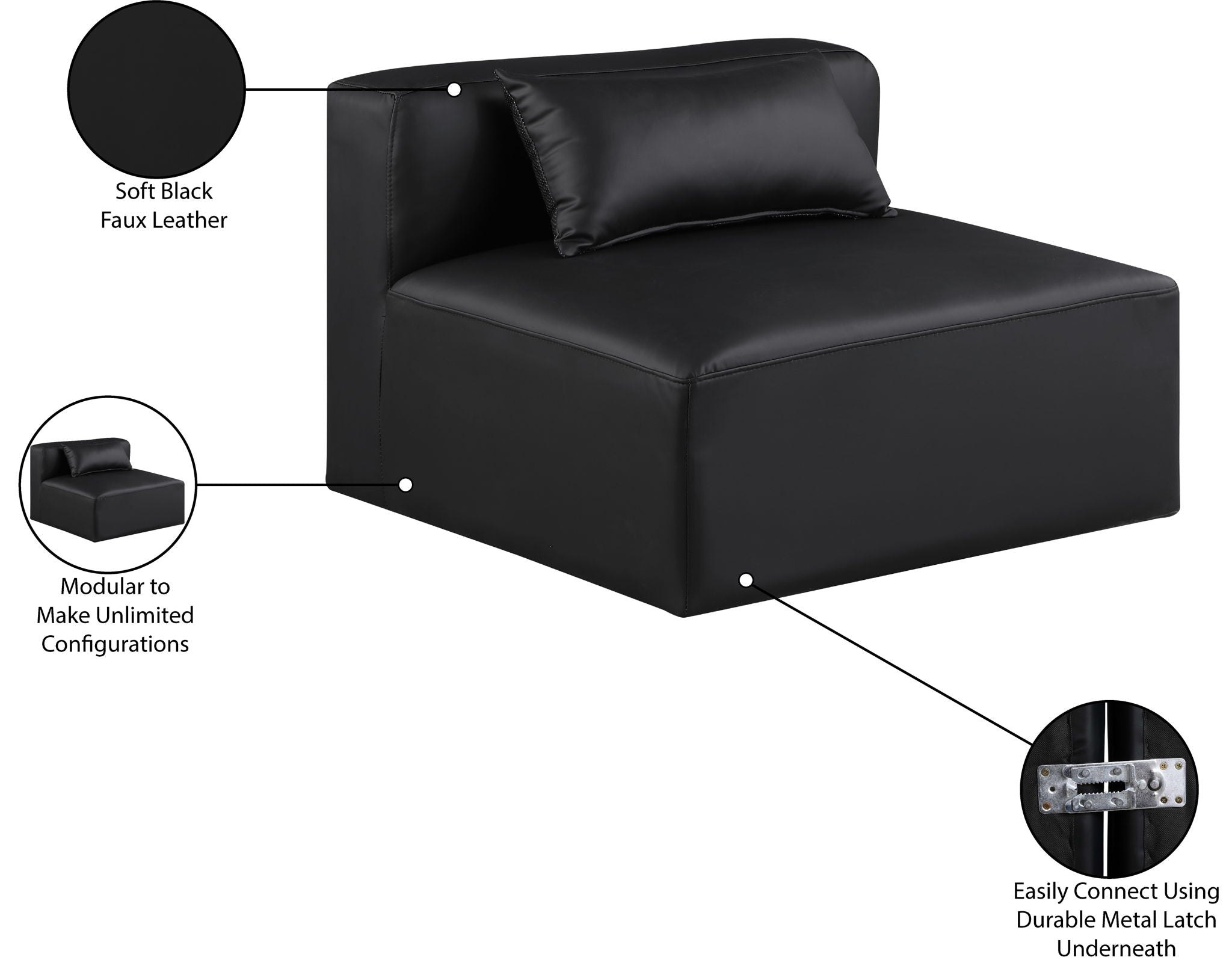 Cube - Armless Chair