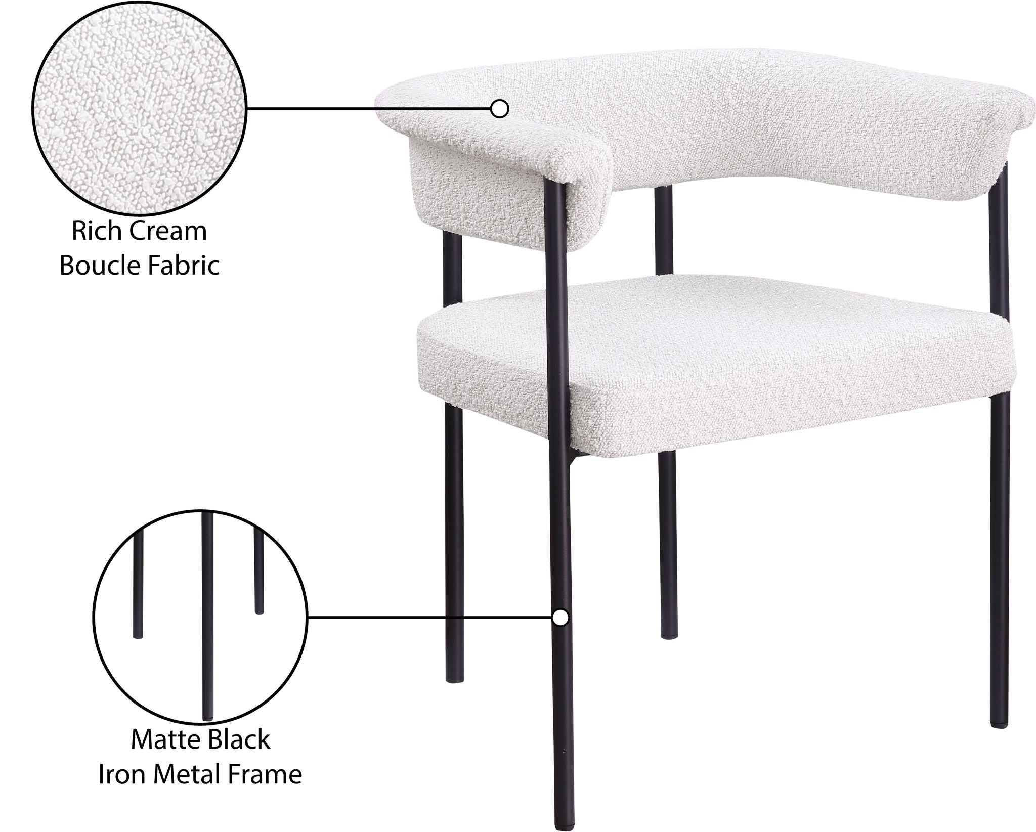 Malin - Boucle Dining Chair (Set of 2)