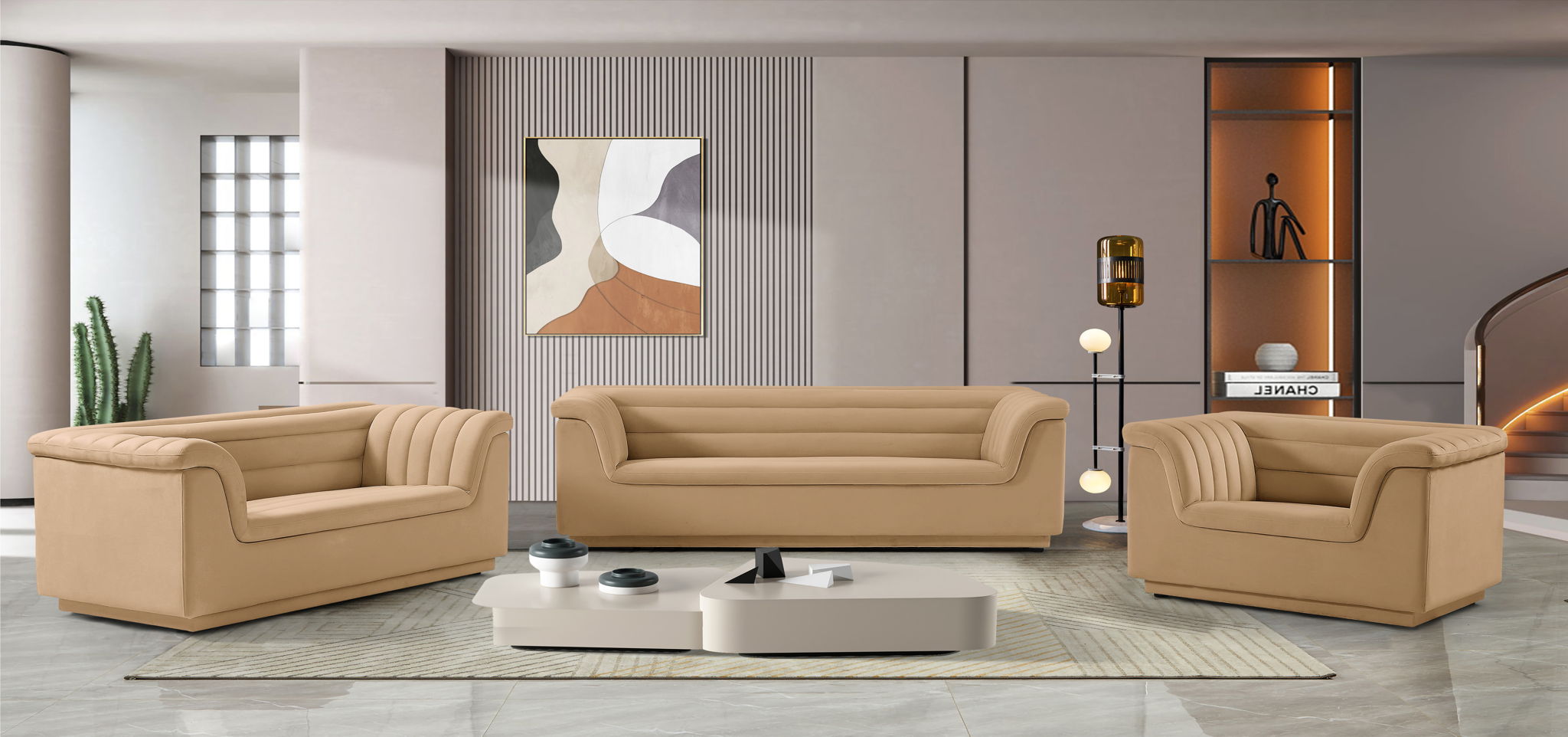 Cascade - Velvet Sofa