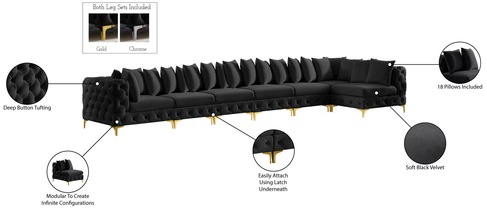 Tremblay - 7 Piece Modular Sectional