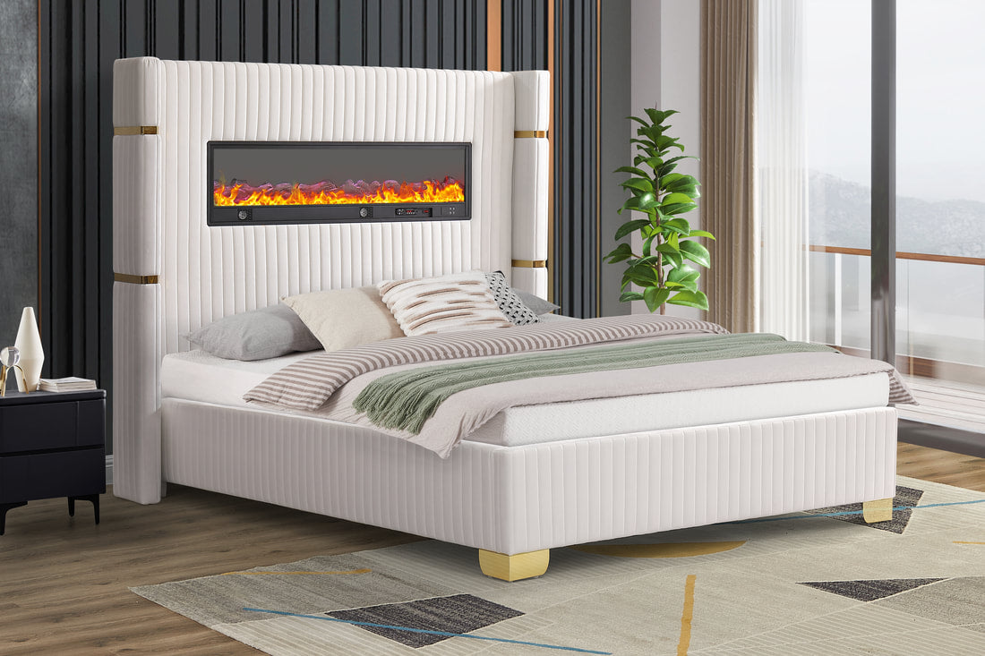 Romance Platform Bed (w/ USB PORTS) – Includes Mattress