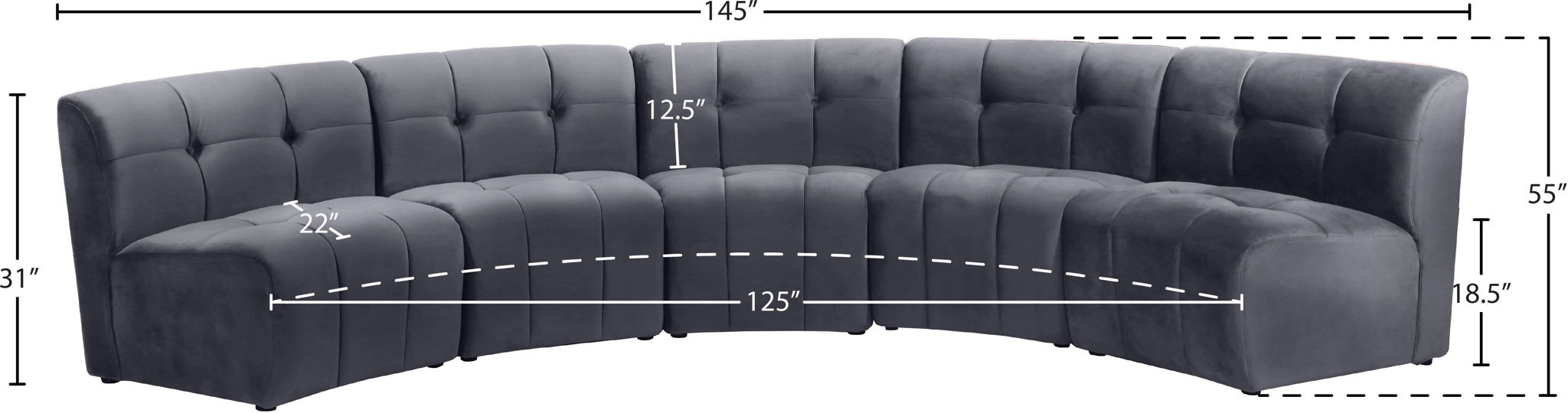 Limitless - 5 Pc. Modular Sectional