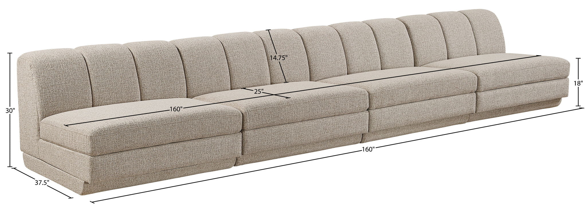 Modari - Sectional - Beige