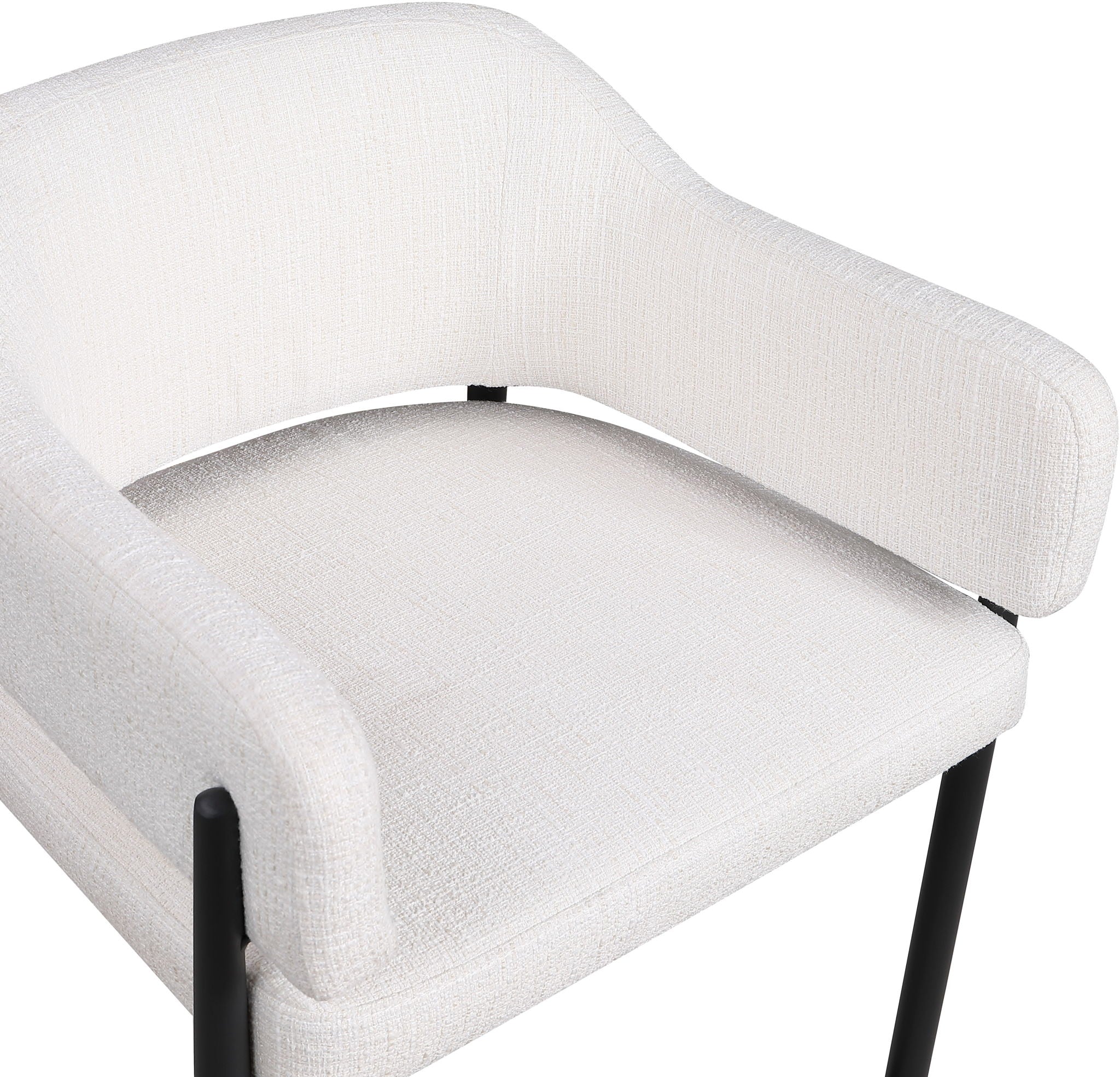 Dame - Fabric Upholstered Counter Stool (Set of 2)