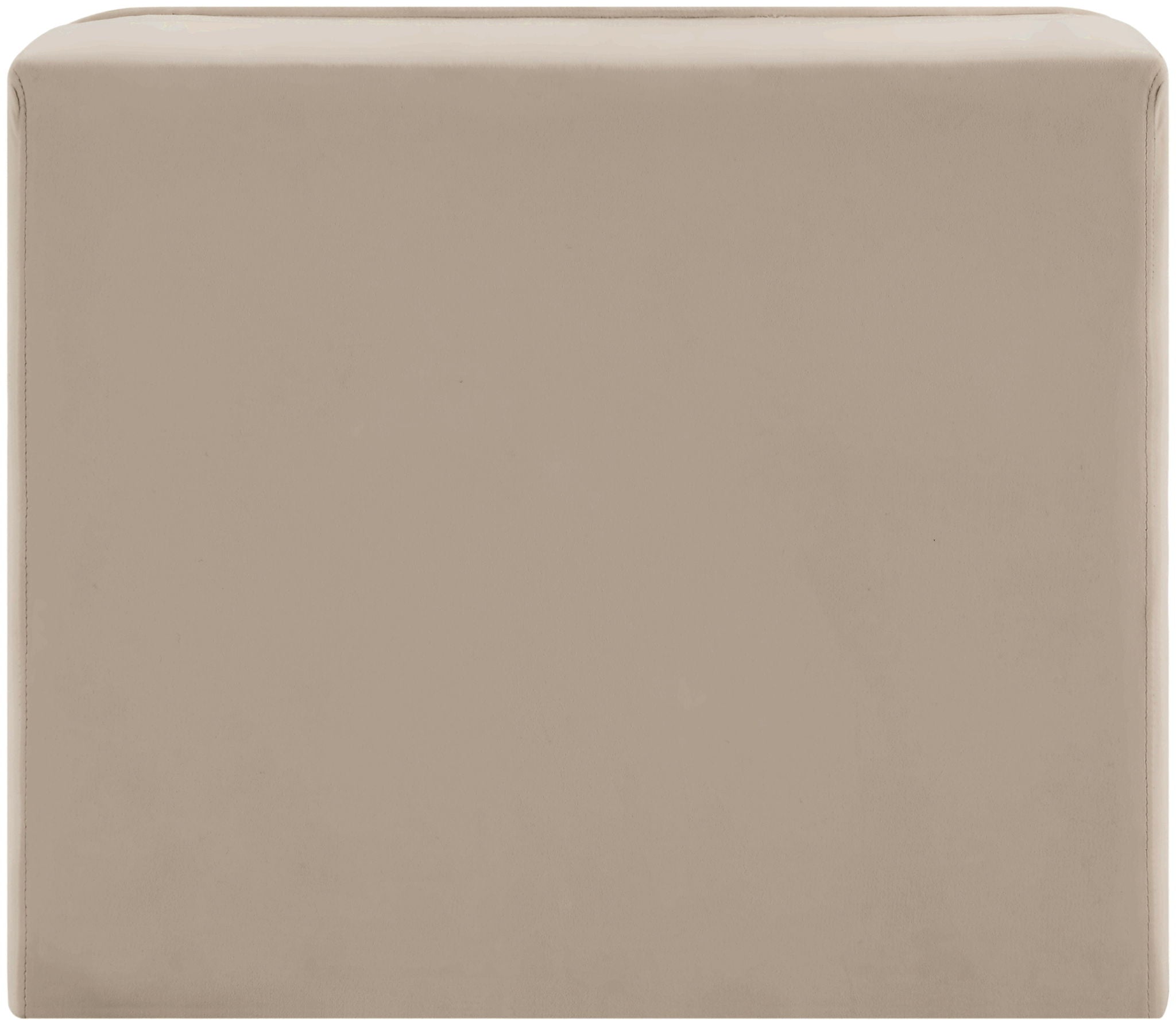 Rummi - Velvet Performance Fabric Upholstered Modular Armless Chair