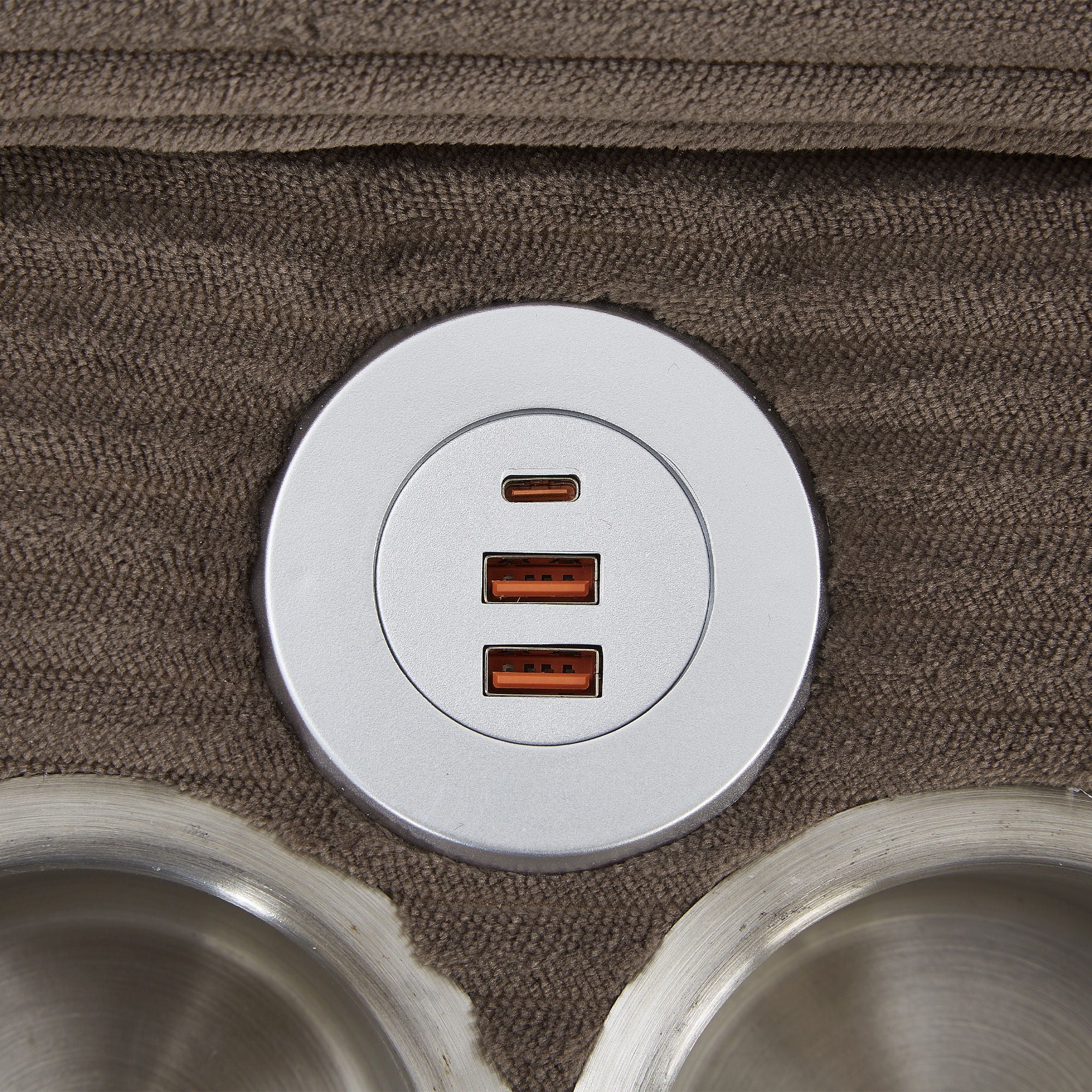 Modern U-Shaped Sectional Sofa With Storage Ottomans