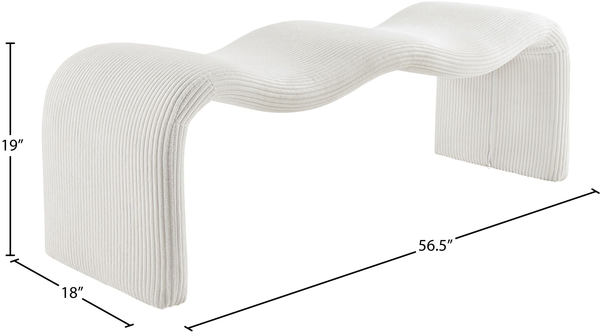 Willow - Corduroy Bench