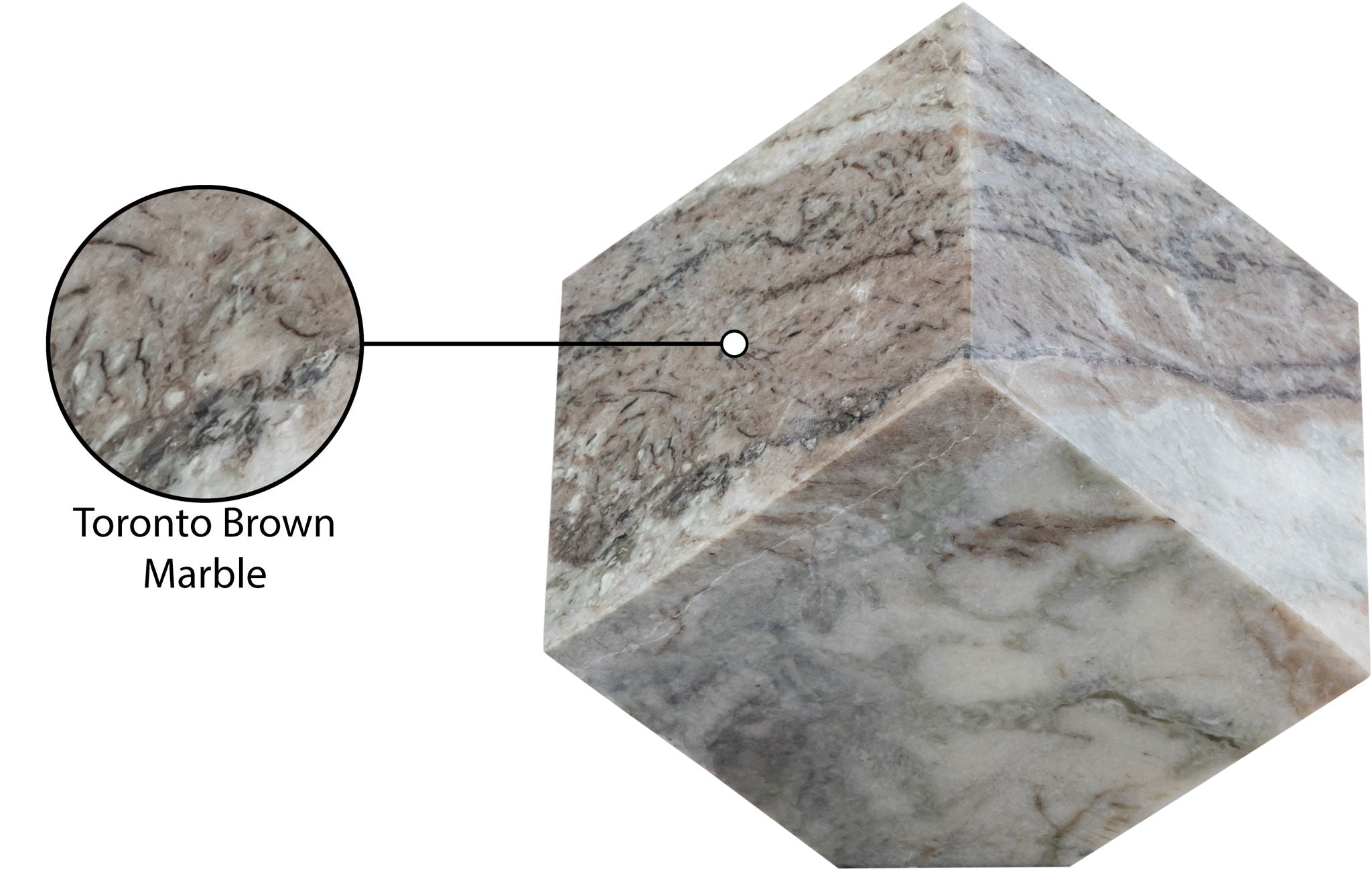 Block - Marble Decorative Cube