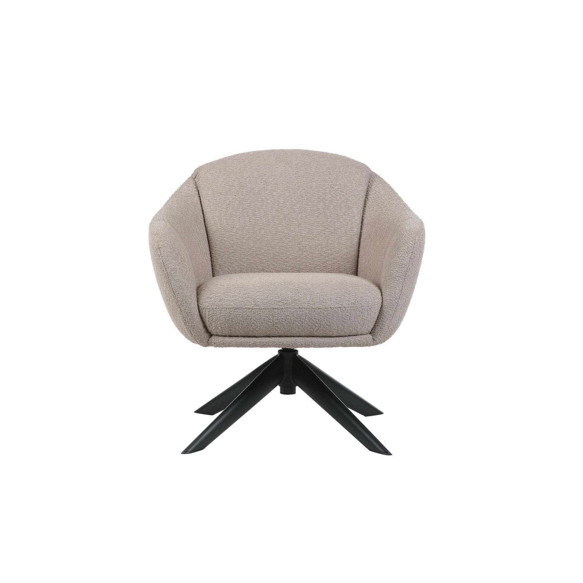 Fleming - Boucle Swivel Lounge Chair