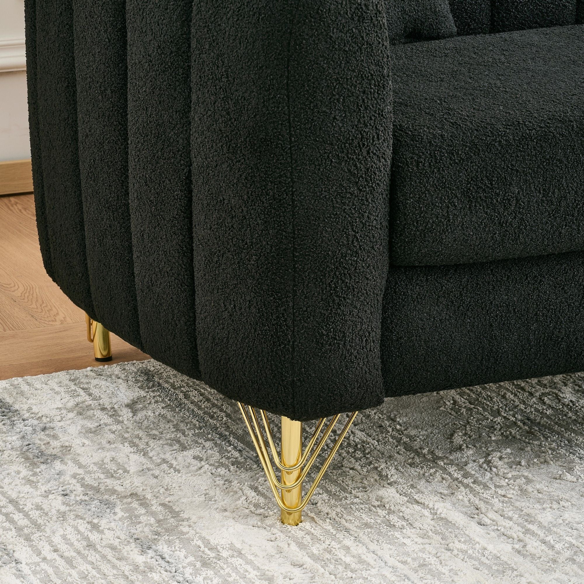 Oversized Sofa, Deep Tufted Couch