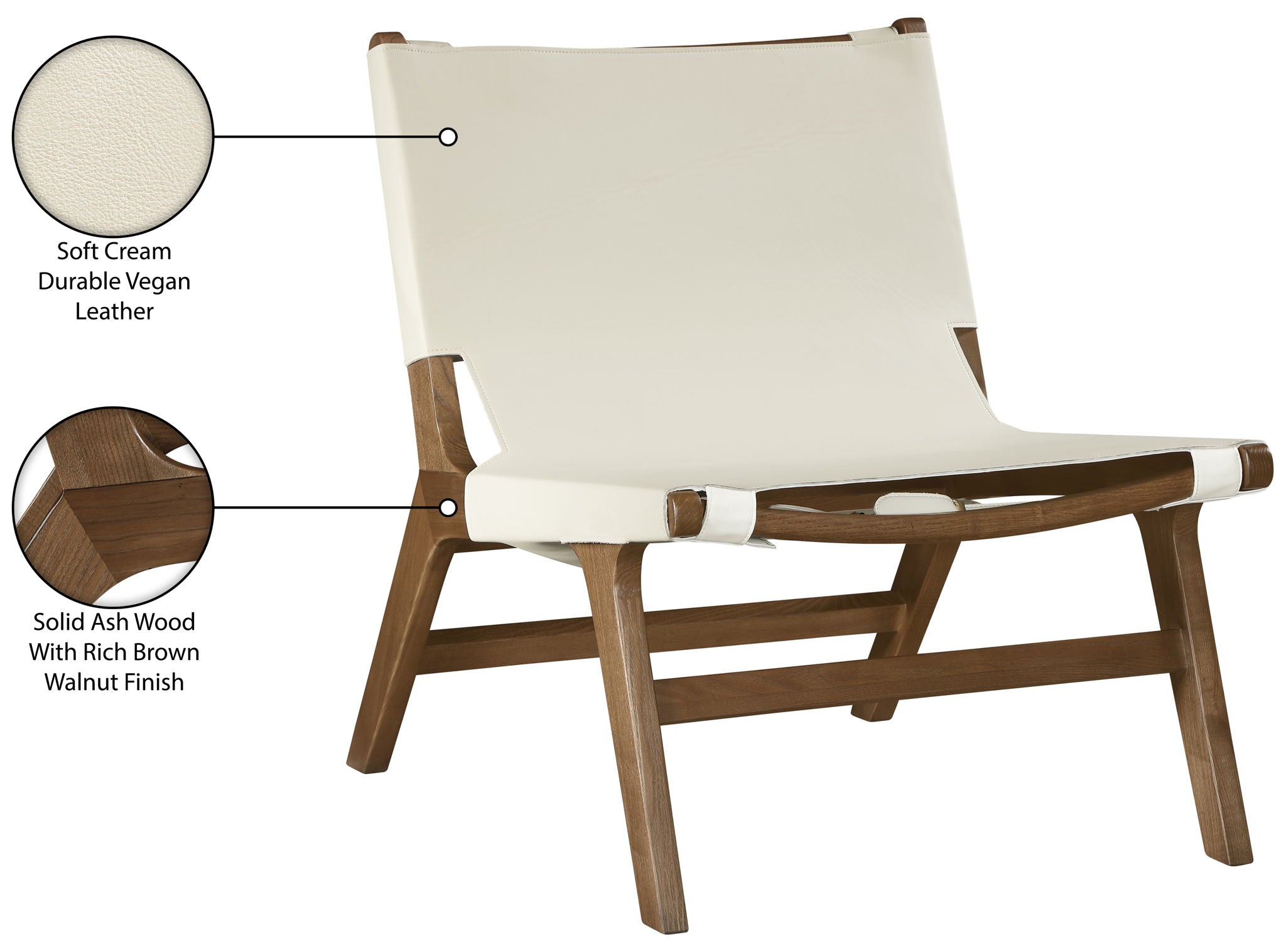 Rawlins - Accent Chair - Walnut Frame