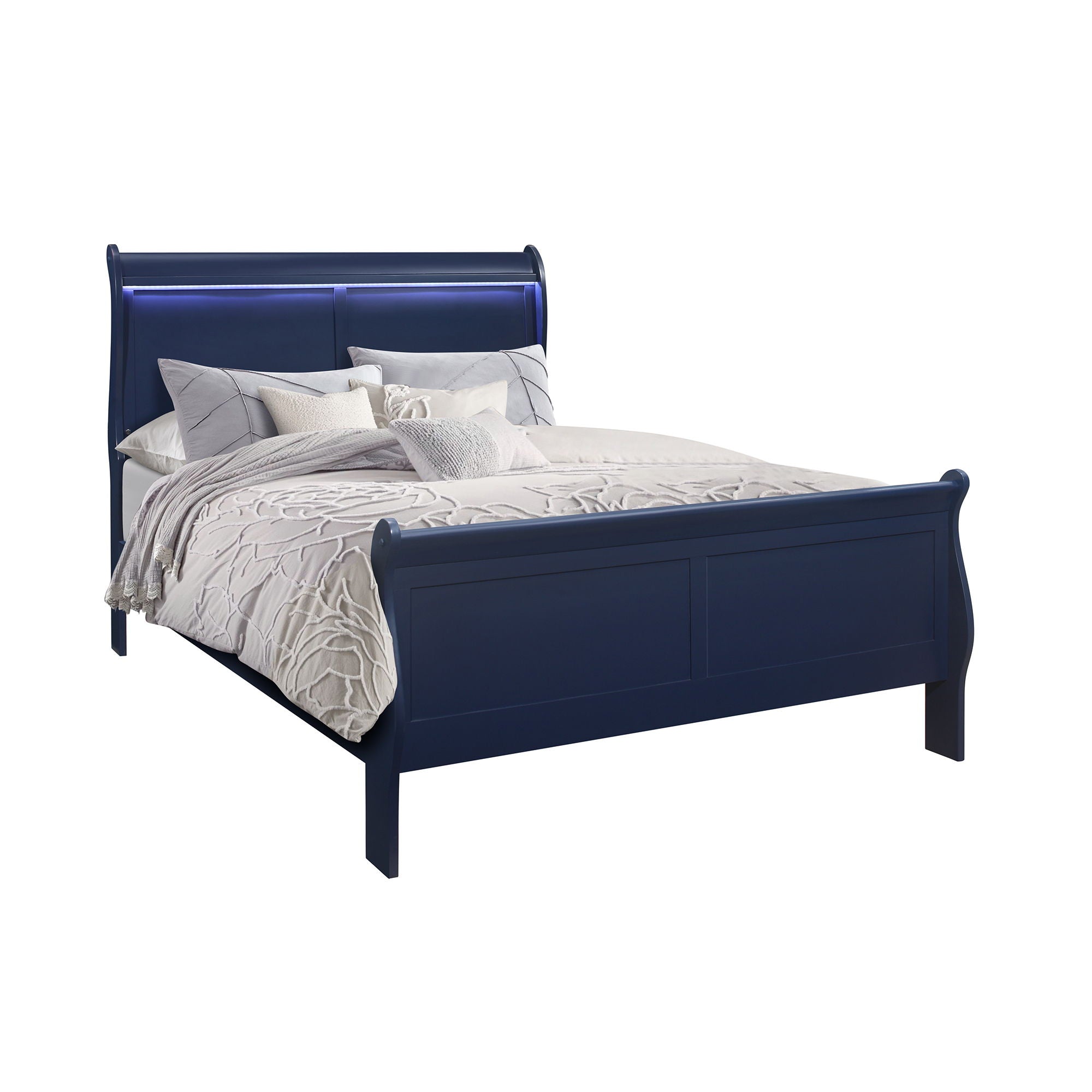 Charlston - 5 Piece Bedroom Set With LED Headboard