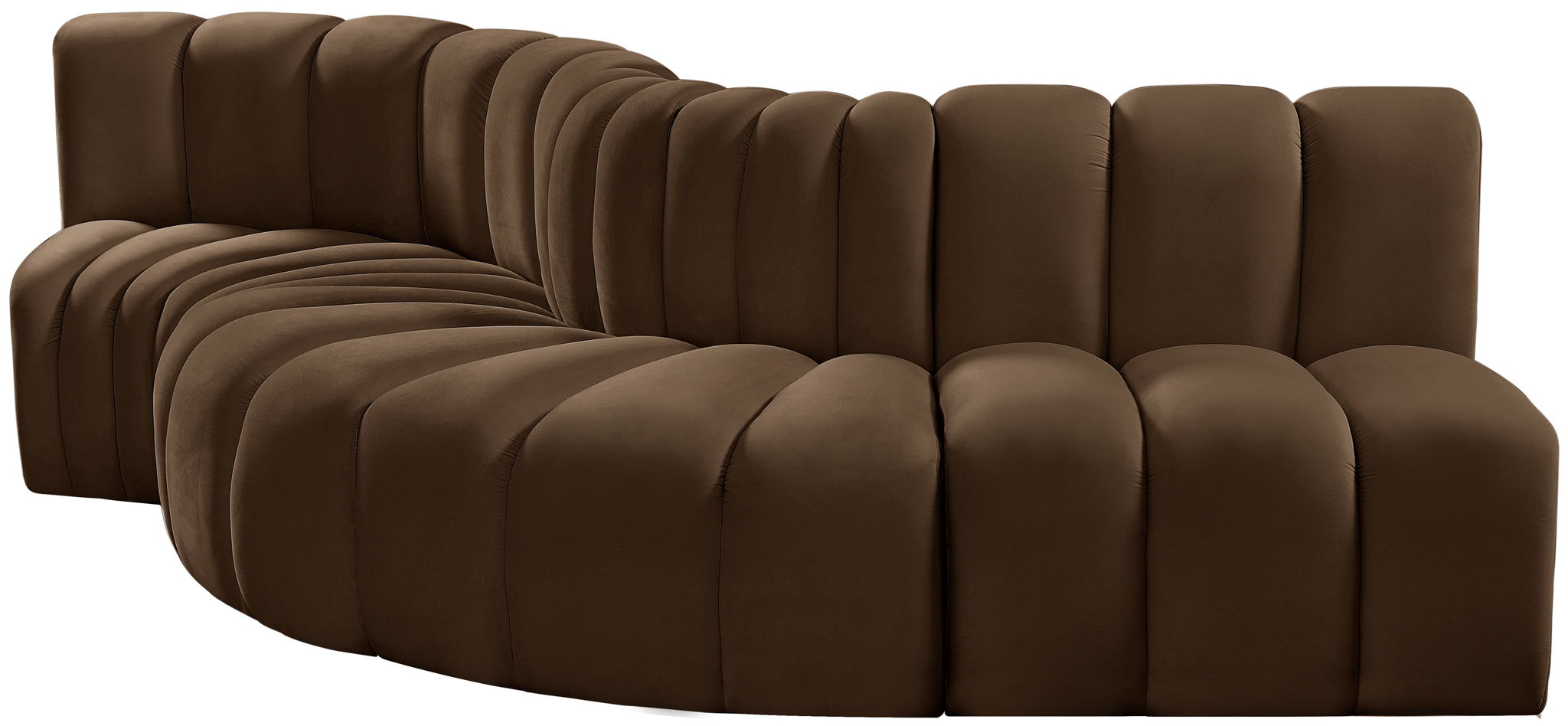 Arc - Velvet 5 Piece Modular Sofa