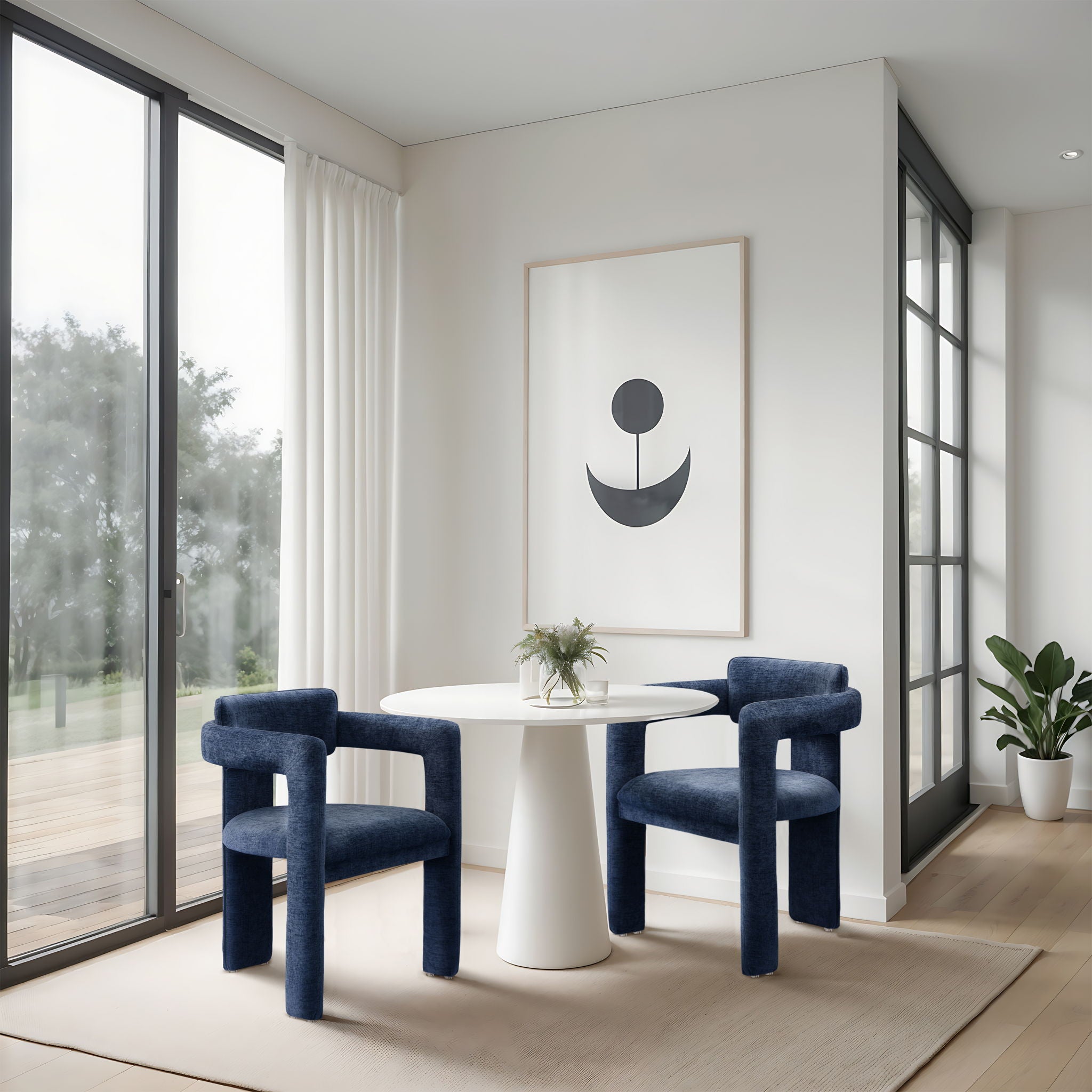 Brenda - Chenille Dining Chair (Set of 2)