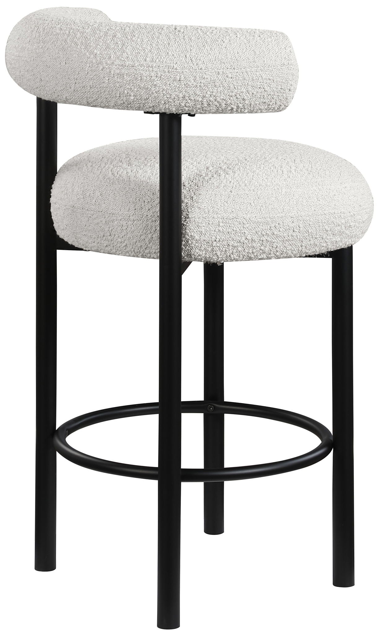 Bordeaux - Stool With Black Legs (Set of 2)