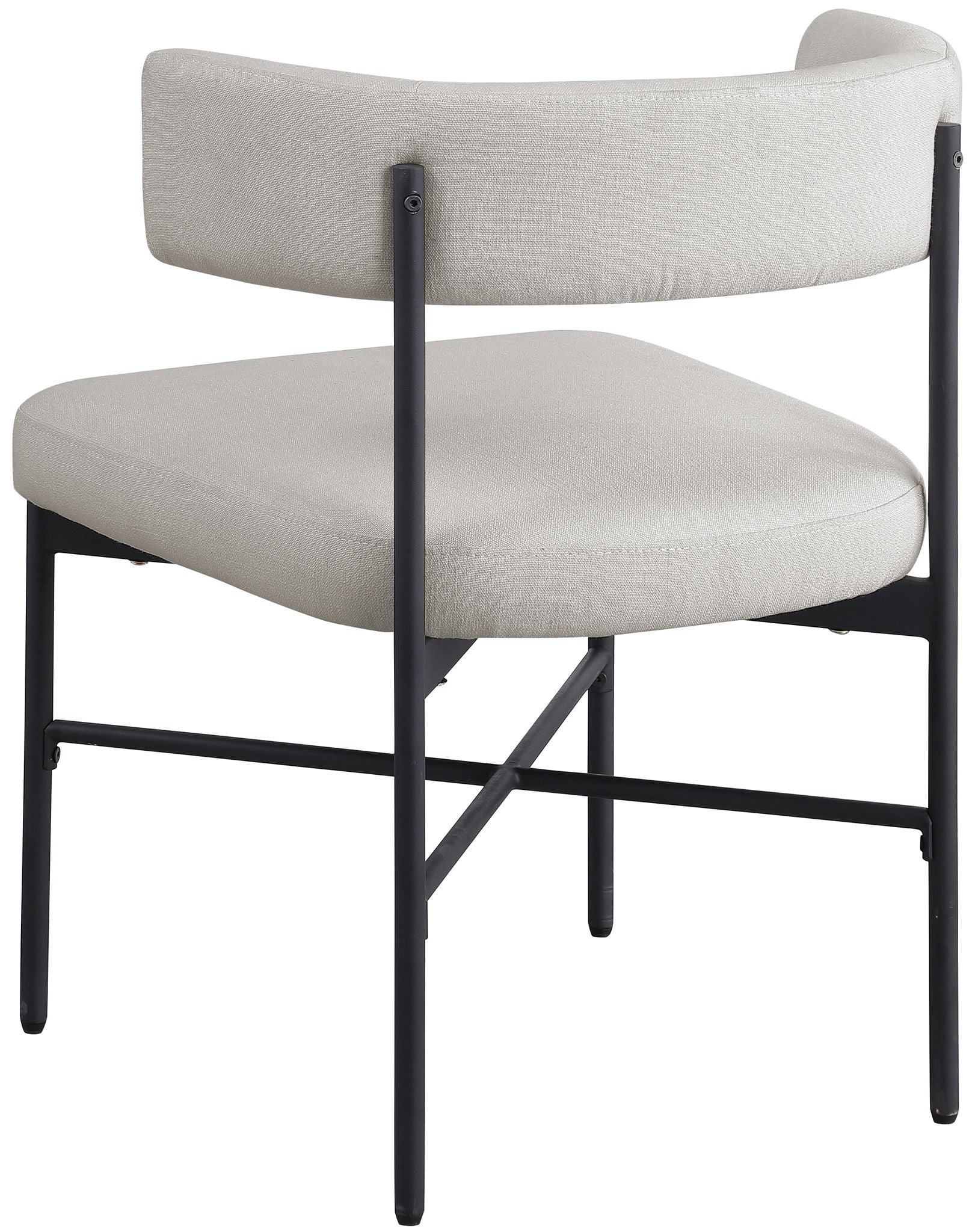 Rivage - Durable Dining Chair With Black Frame (Set of 2)