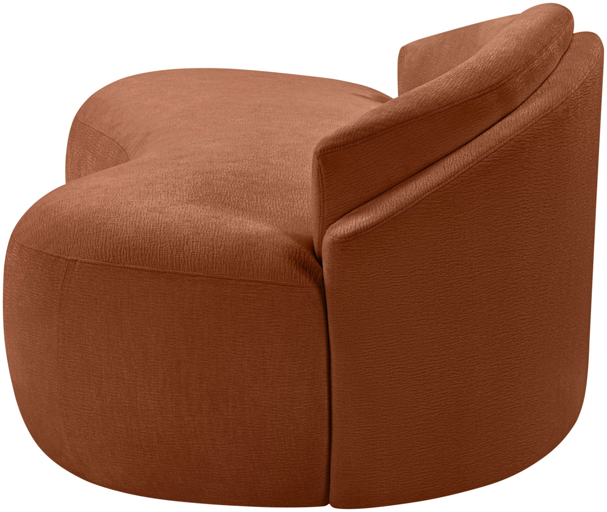 Caspian - Chenille Fabric Upholstered Loveseat
