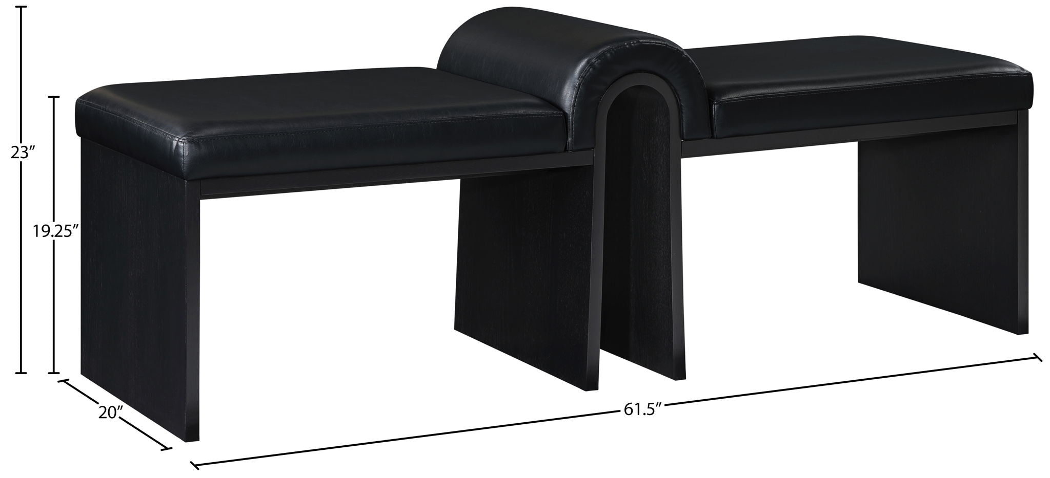 Delphine - Upholstered Bench
