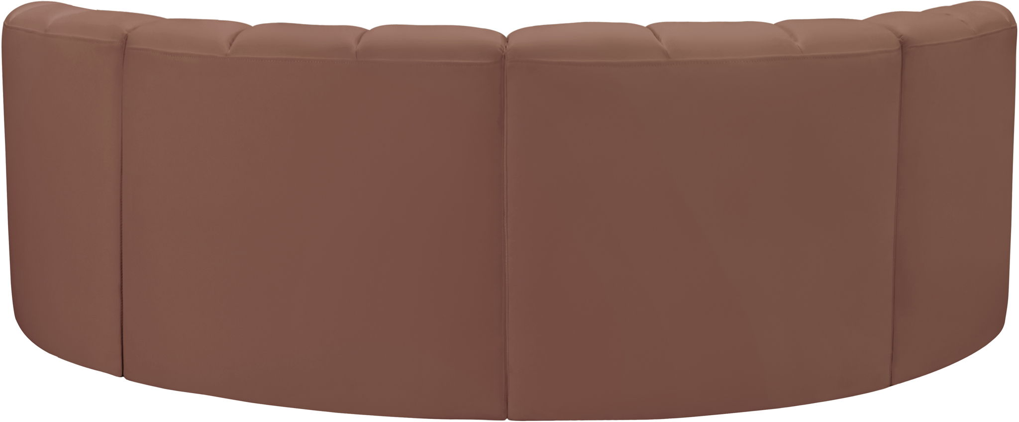 Arc - Faux Leather 4 Piece U-Shaped Modular Sofa