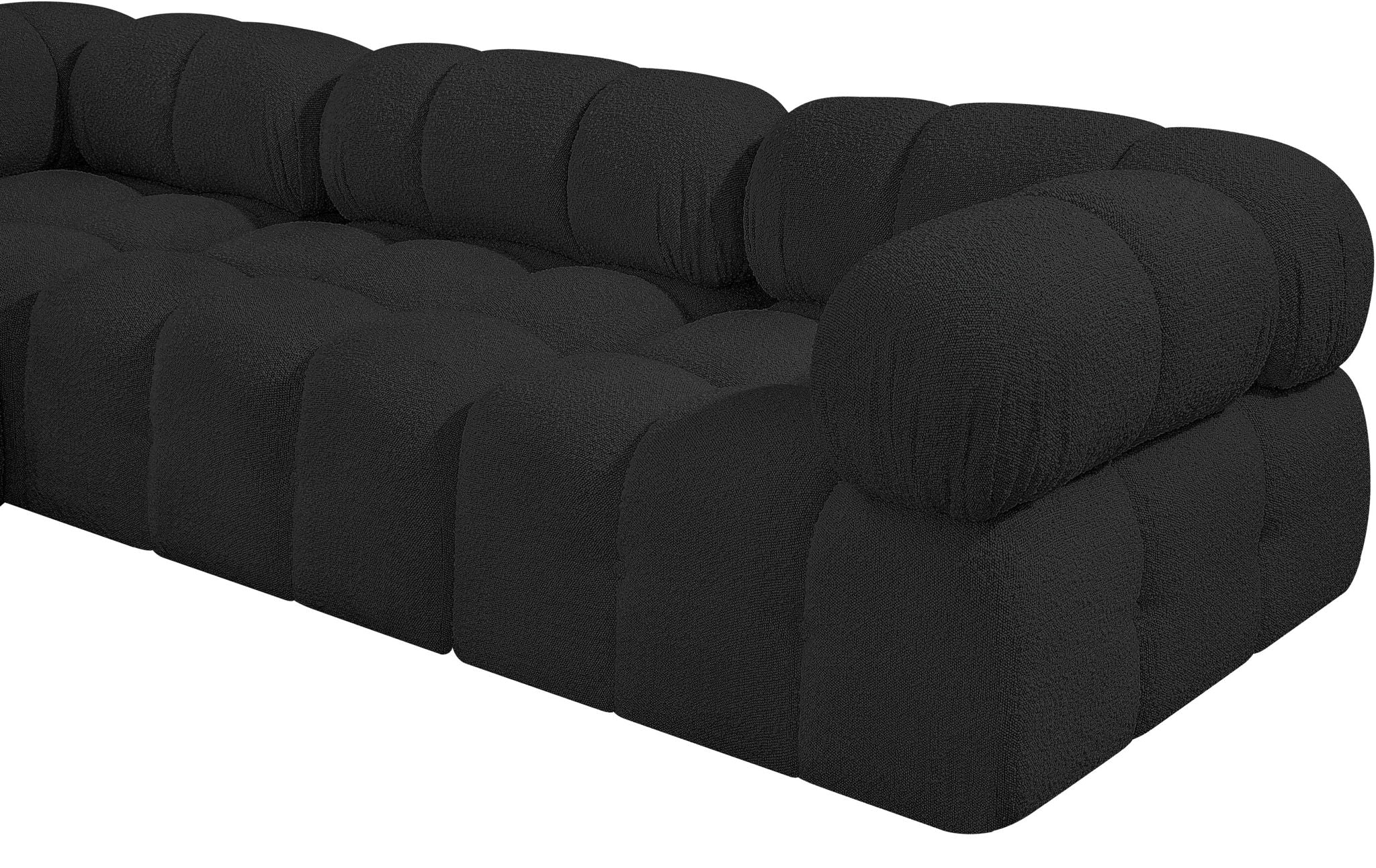Ames - 4 Piece Fabric Modular Sectional