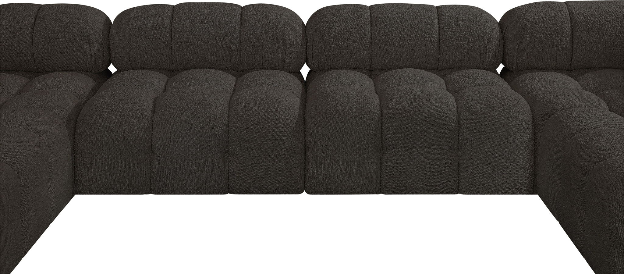 Ames - 6 Piece Fabric Modular U-Shaped Sectional