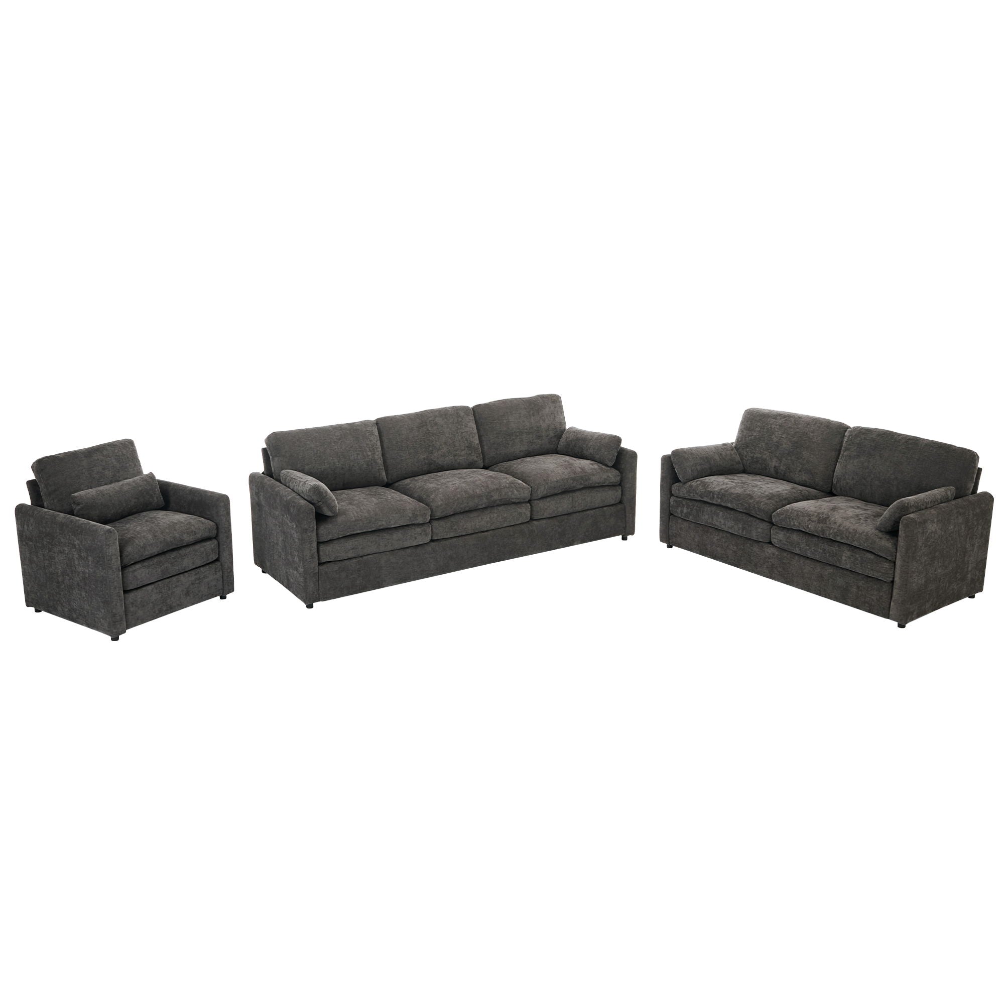 Cozy Sofa Set Oversized Comfy Cloud Sofa With Double Cushion